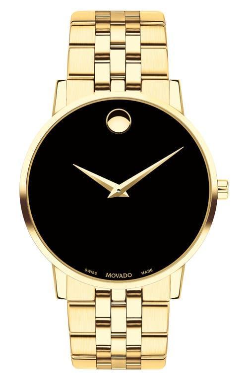 Movado Museum Classic Gold-Toned Link Bracelet Watch - Gold Product Image