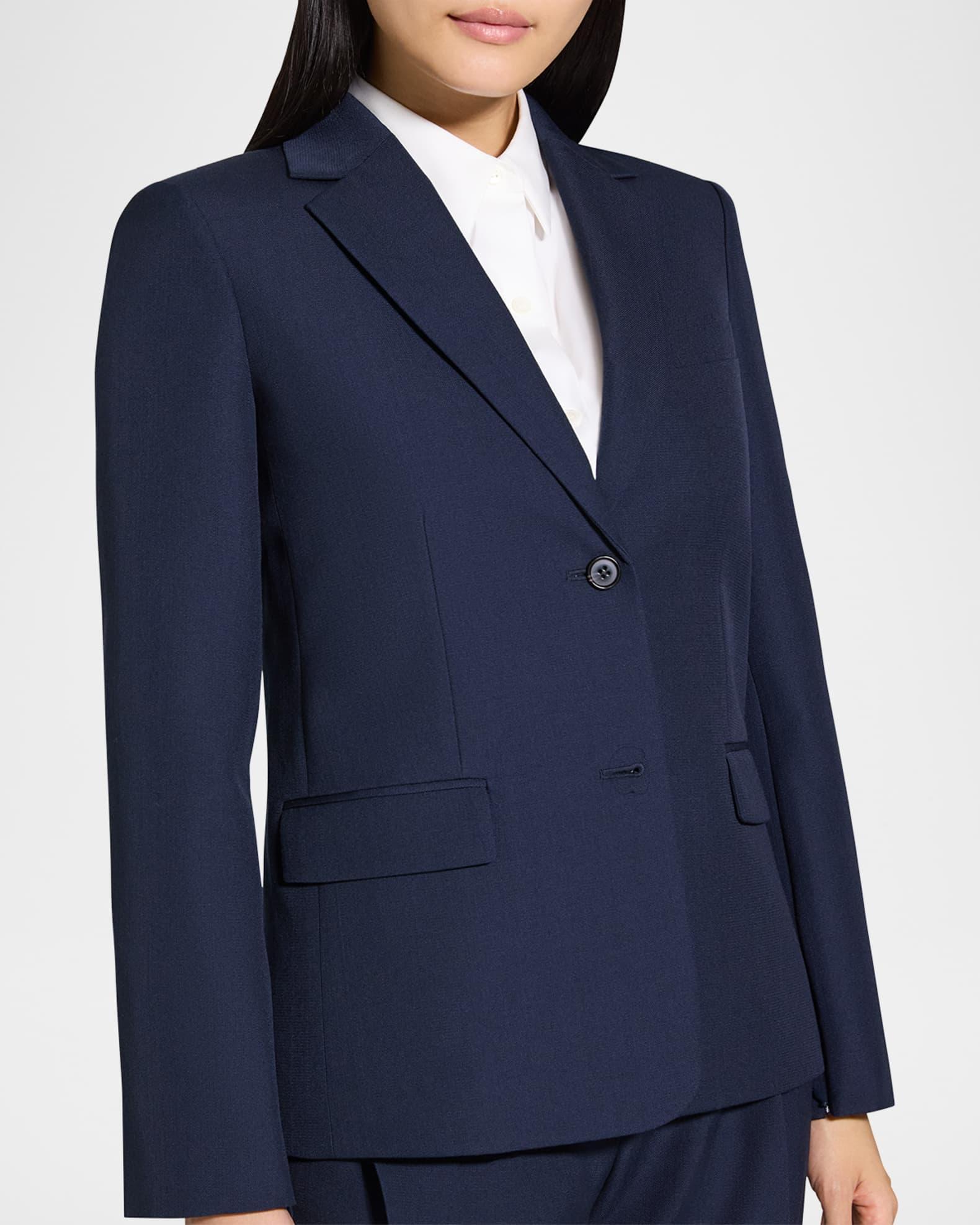 Two-Button Zip-Sleeve Jacket Product Image