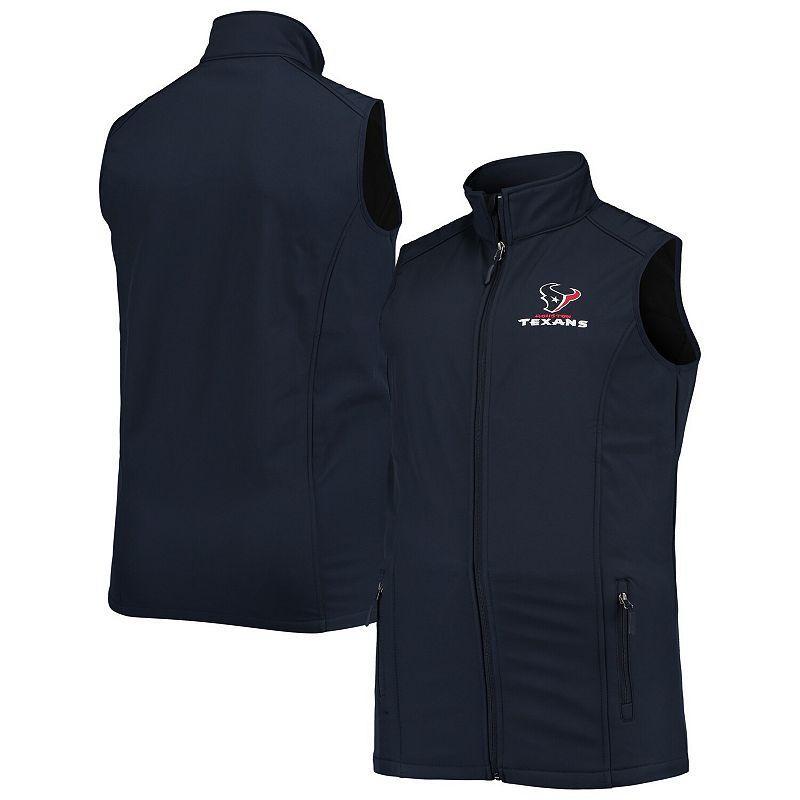 Mens Dunbrooke Houston Texans Big & Tall Archer Softshell Full-Zip Vest Blue Product Image