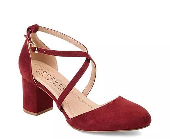 Journee Collection Womens Foster Wide Pump Product Image