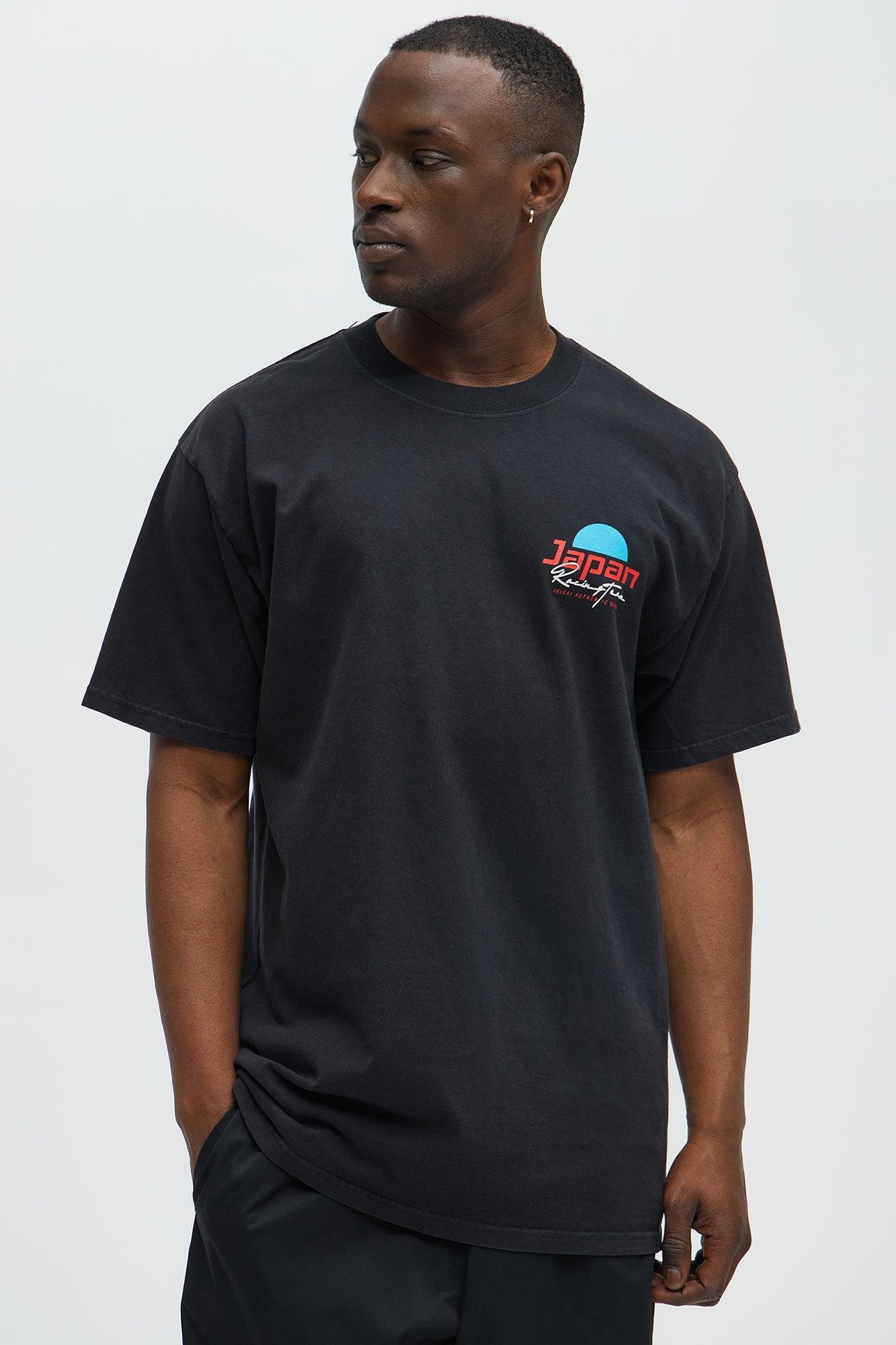 Japan Racing Team Oversized Short Sleeve Tee - Black Male Product Image