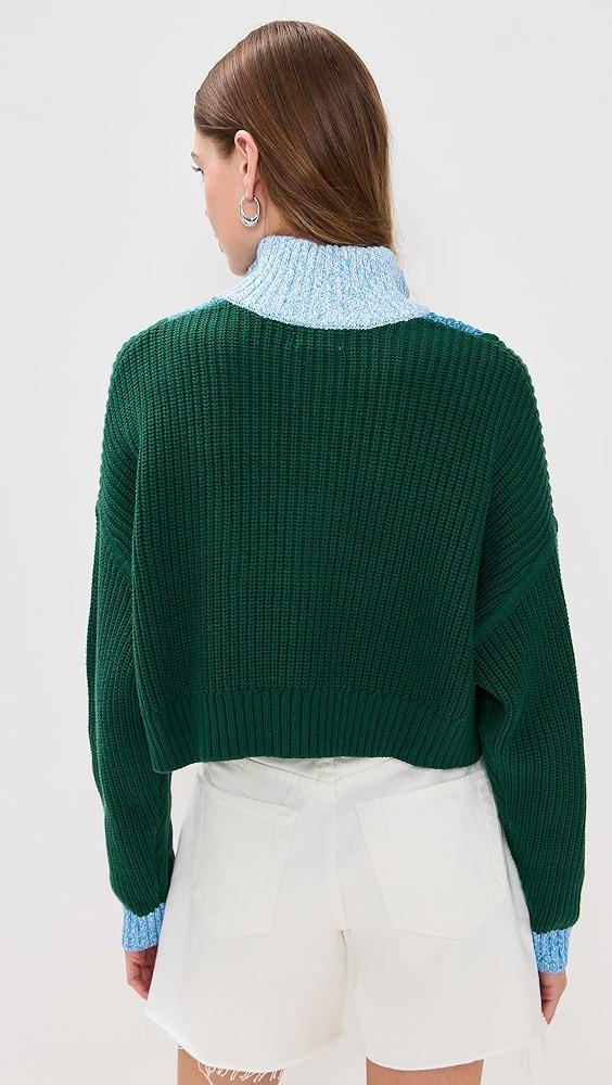 STAUD Cropped Hampton Sweater | Shopbop Product Image