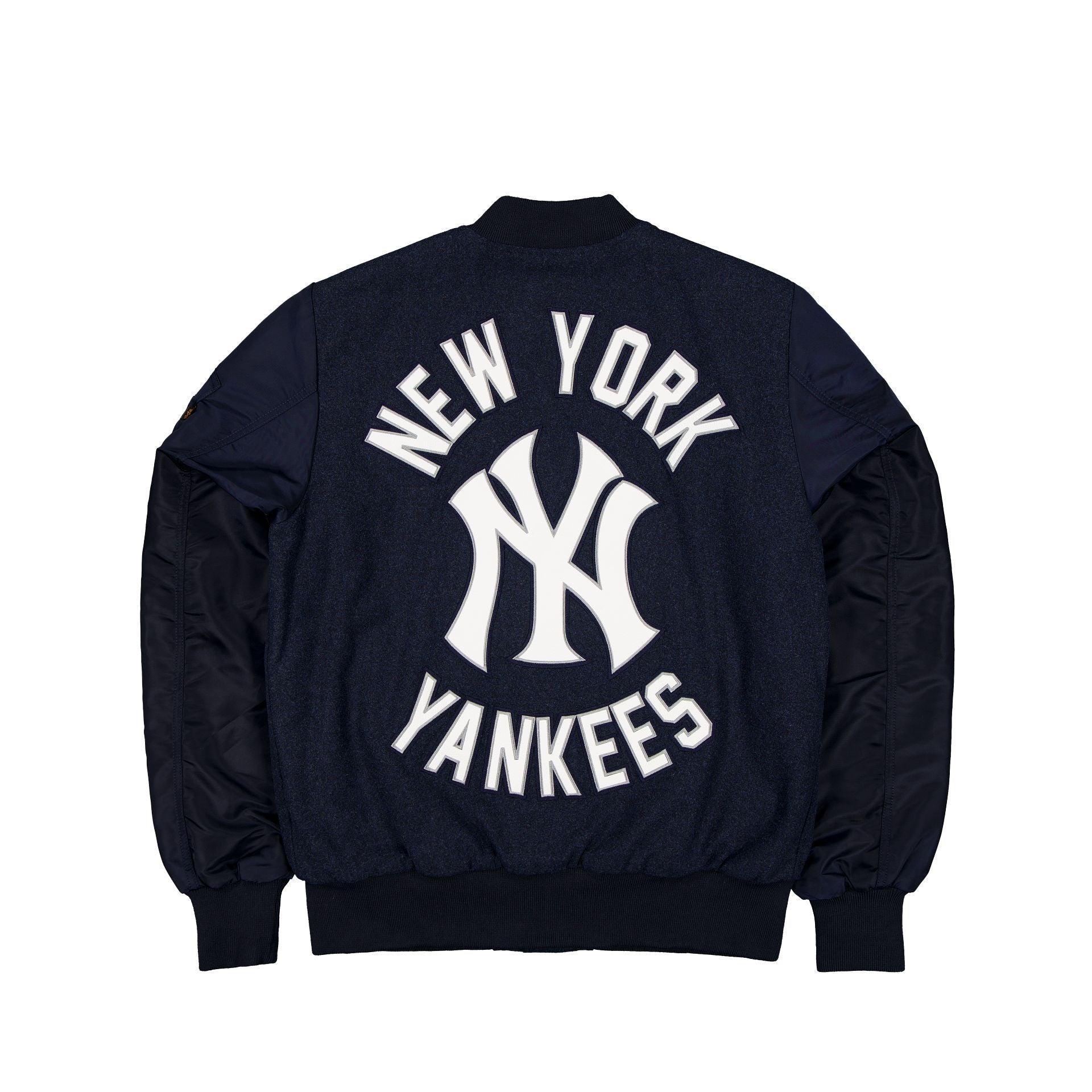 Alpha Industries x New York Yankees MA-1 Wool Varsity Jacket Male Product Image