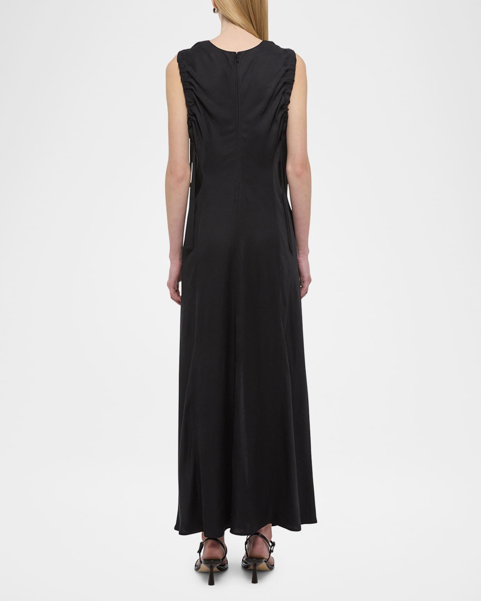 Ruched Sleeveless Maxi Dress Product Image