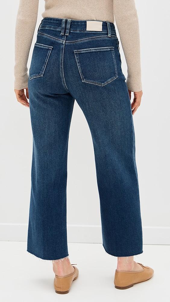 PAIGE Anessa with Set In Pockets + Raw Hem Jeans | Shopbop Product Image