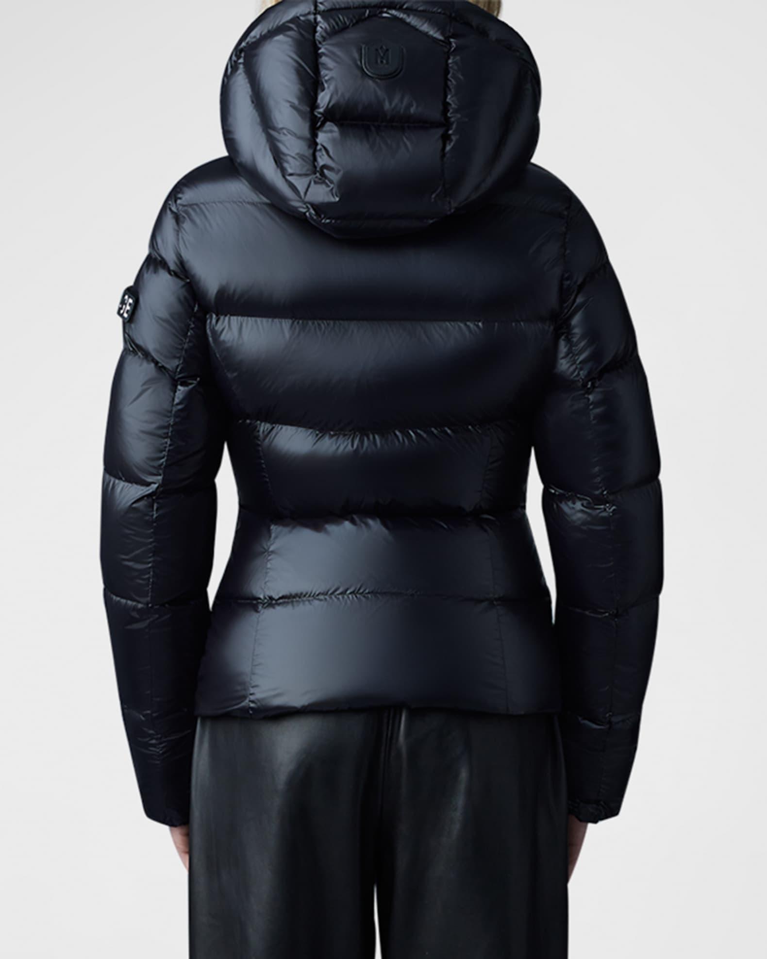 Madalyn Lustrous Light Down Jacket with Hood Product Image