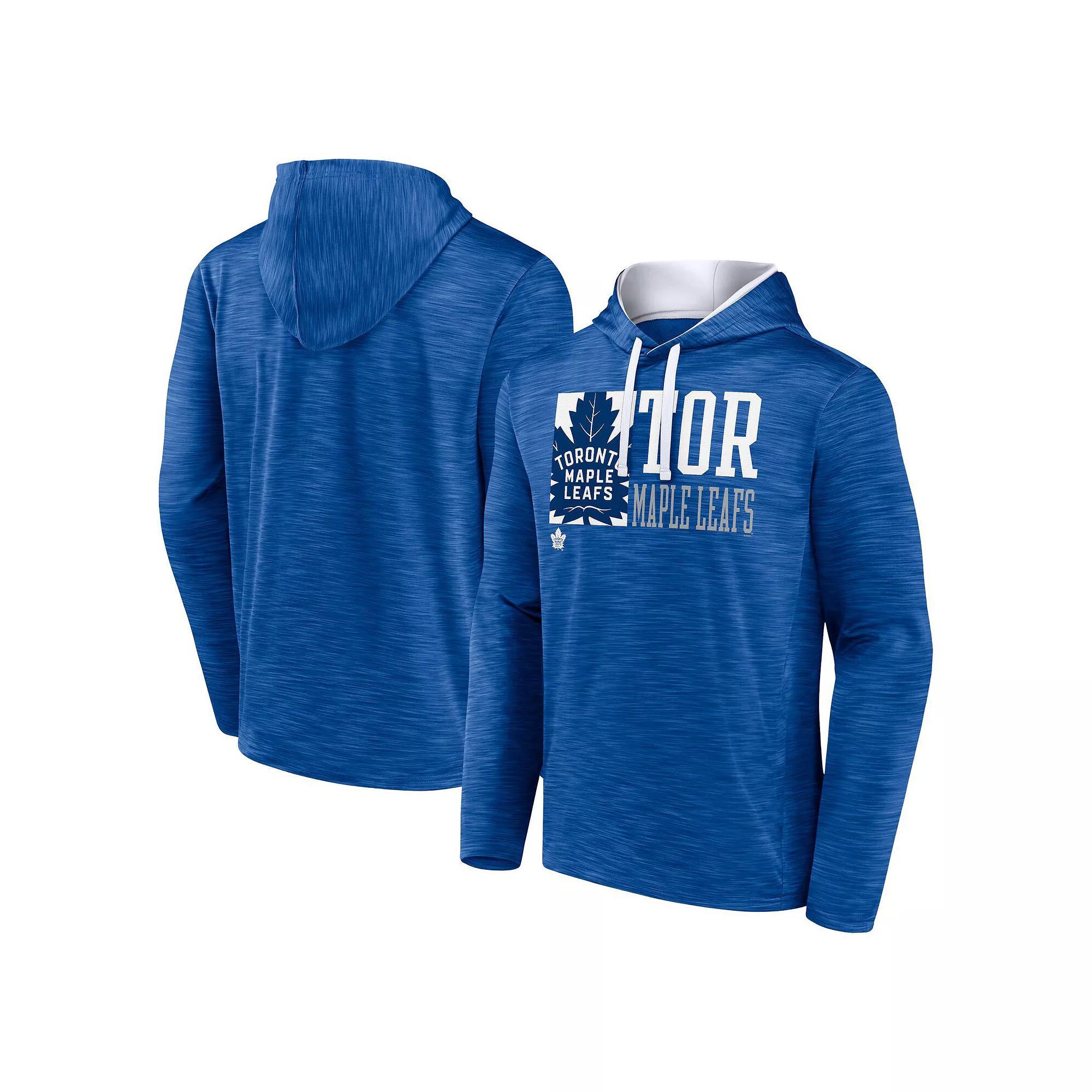Men's Fanatics Blue Toronto Maple Leafs Never Quit Pullover Hoodie, Size: Medium, Mpl Blue Product Image
