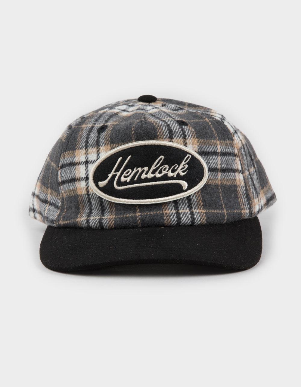 HEMLOCK HAT CO. Lynwood 5 Panel Strapback Hat Product Image