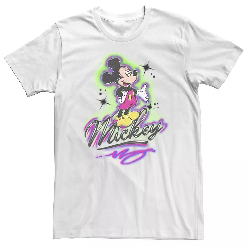 Big & Tall Disney Mickey & Friends Mickey Mouse Airbrush Portrait Tee, Men's,  Product Image