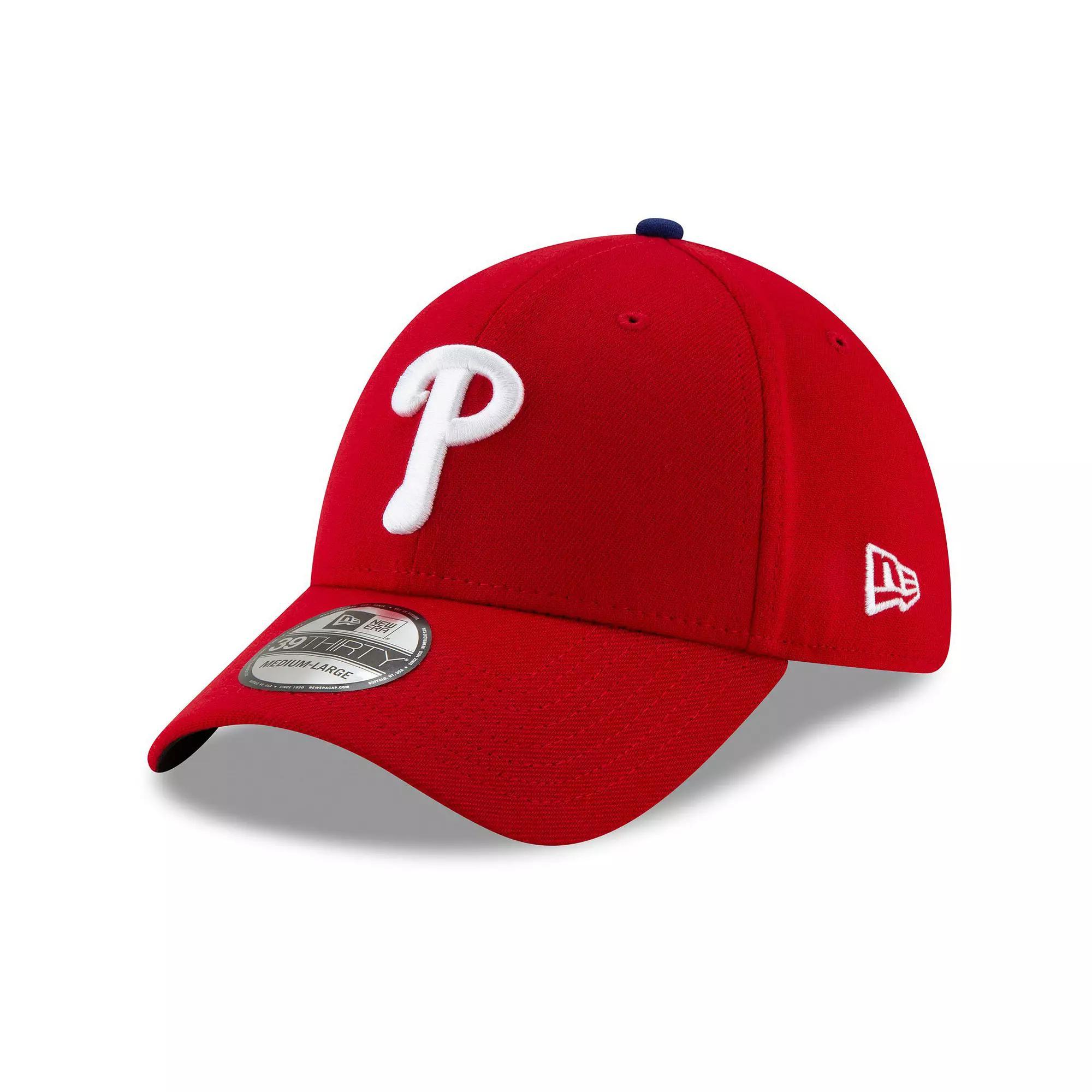 Men's New Era Red Philadelphia Phillies Game Team Classic 39THIRTY Flex Hat,  Product Image