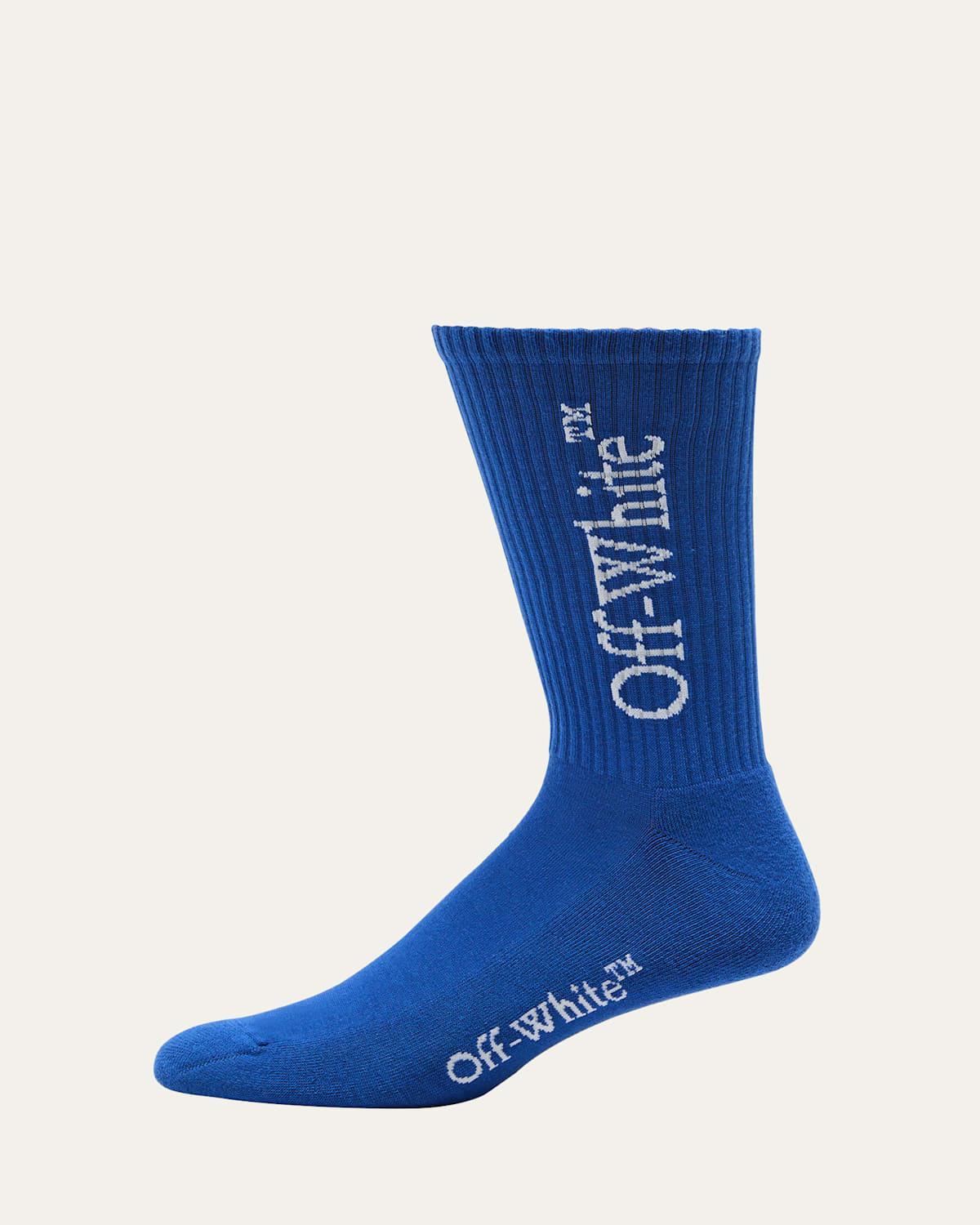 Mens Bookish Logo Crew Socks Product Image