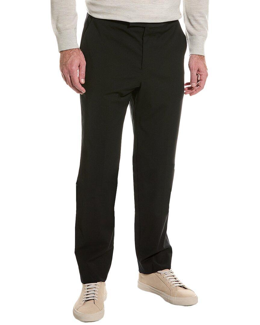 REISS Hope Travel Plain Weave Wool-blend Pant In Black Product Image