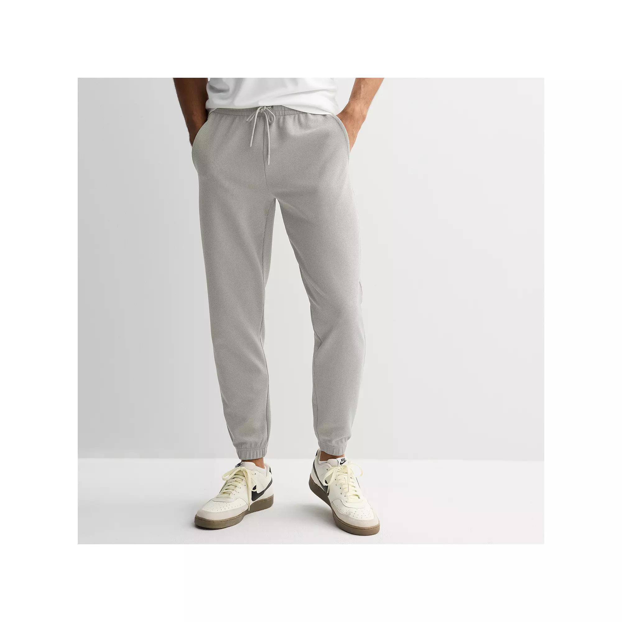 Men's Tek Gear® Waffle Weave Jogger Pants, Size: XXL, Silver Spring Product Image