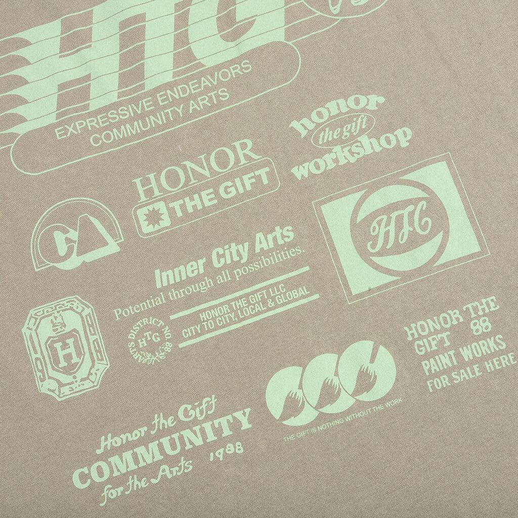 Paint Works Tee - Taupe Male Product Image