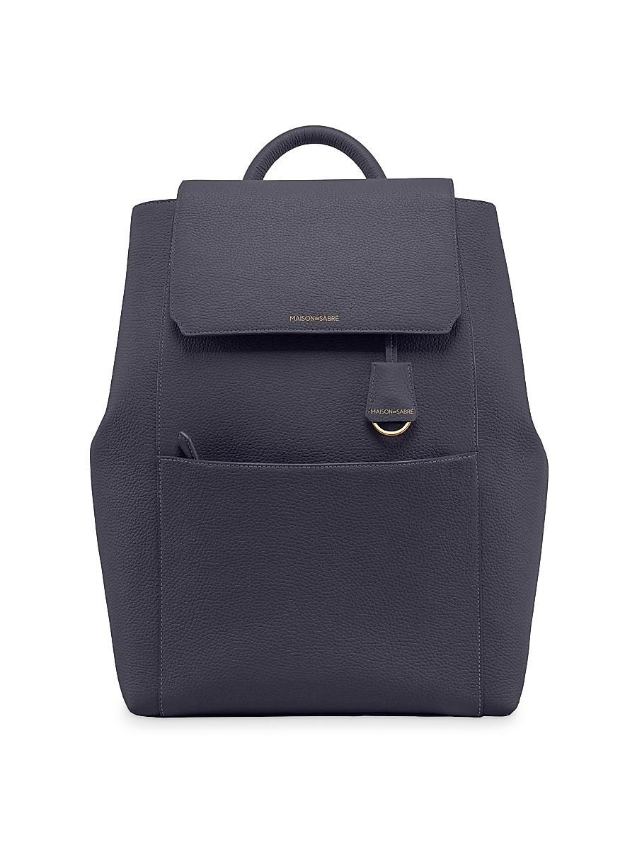 Womens Large Leather Soft Backpack Product Image