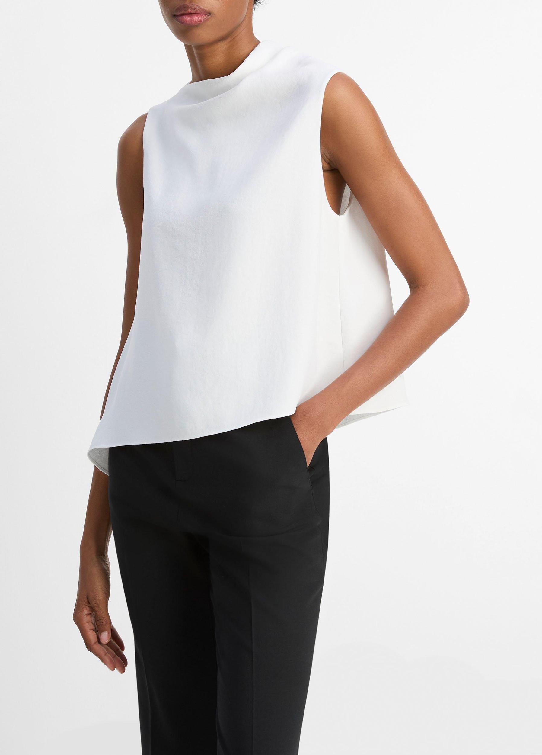 Asymmetrical Draped A-Line Top Product Image