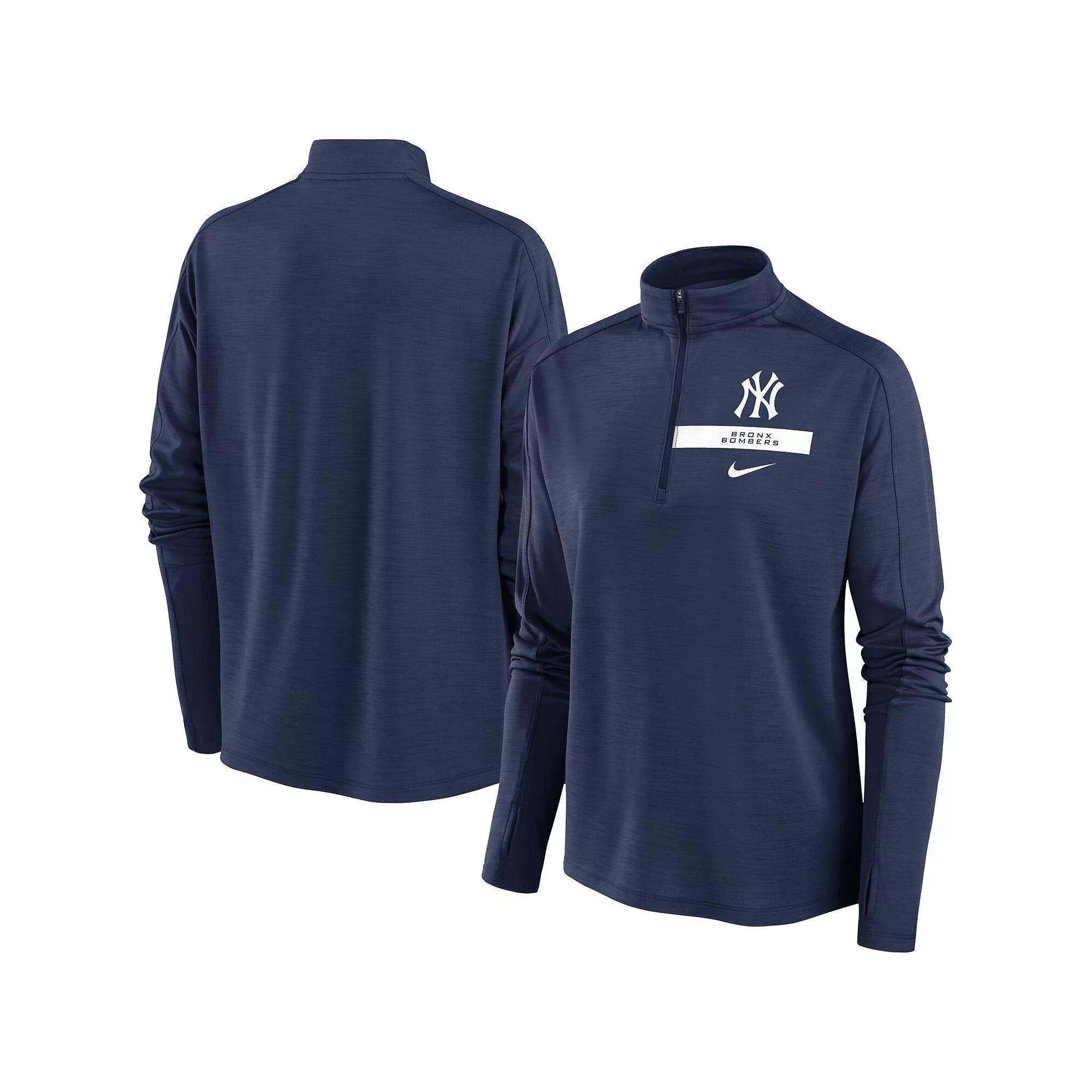 Women's Nike Black Pittsburgh Pirates Primetime Local Touch Pacer Quarter-Zip Top,  Product Image