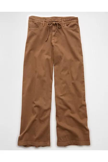 AE Dreamy Drape Stretch Low-Rise Ultra Wide-Leg Pant Women's Product Image