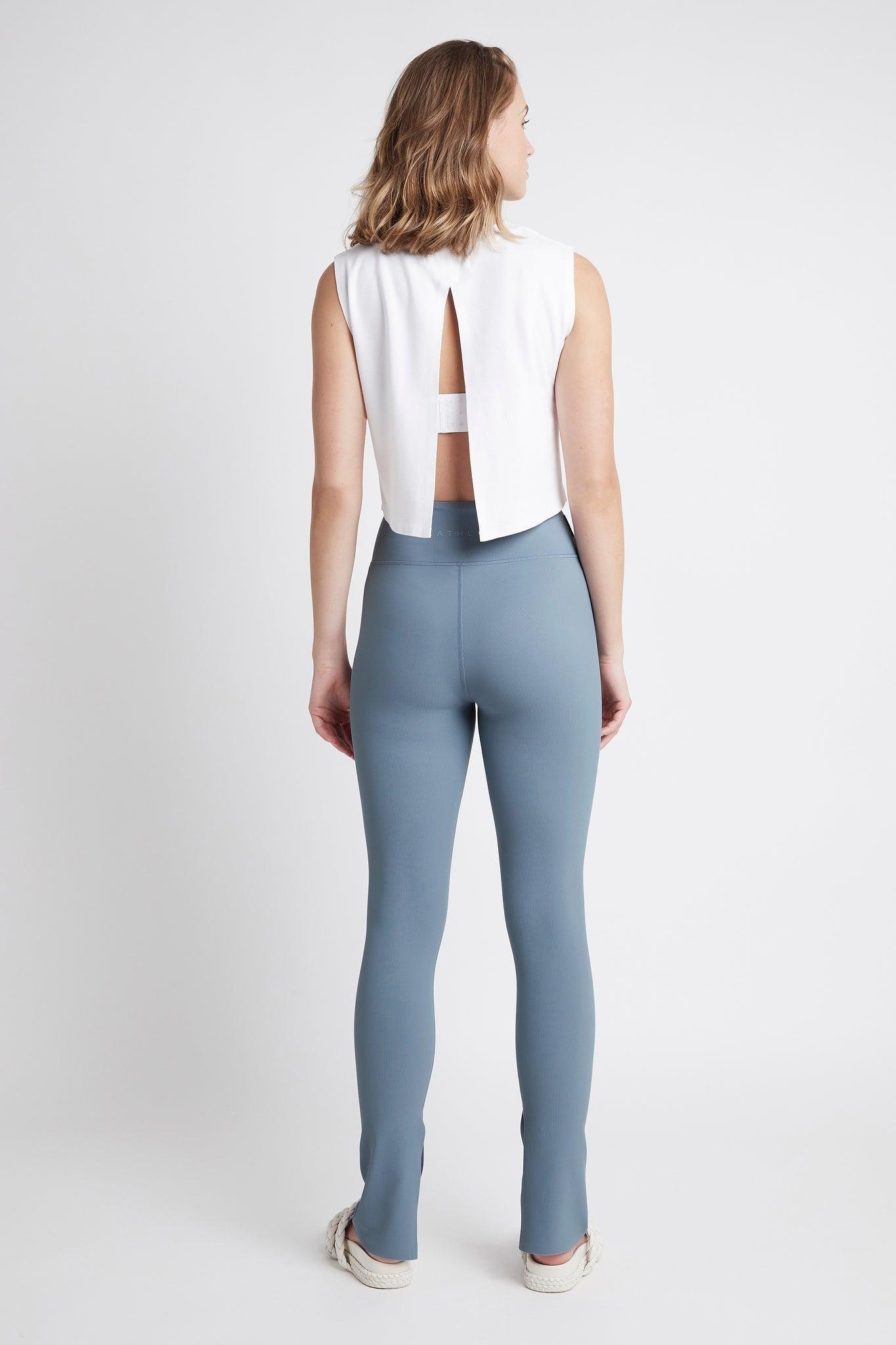 High Waist Split Hem Legging 205 Product Image