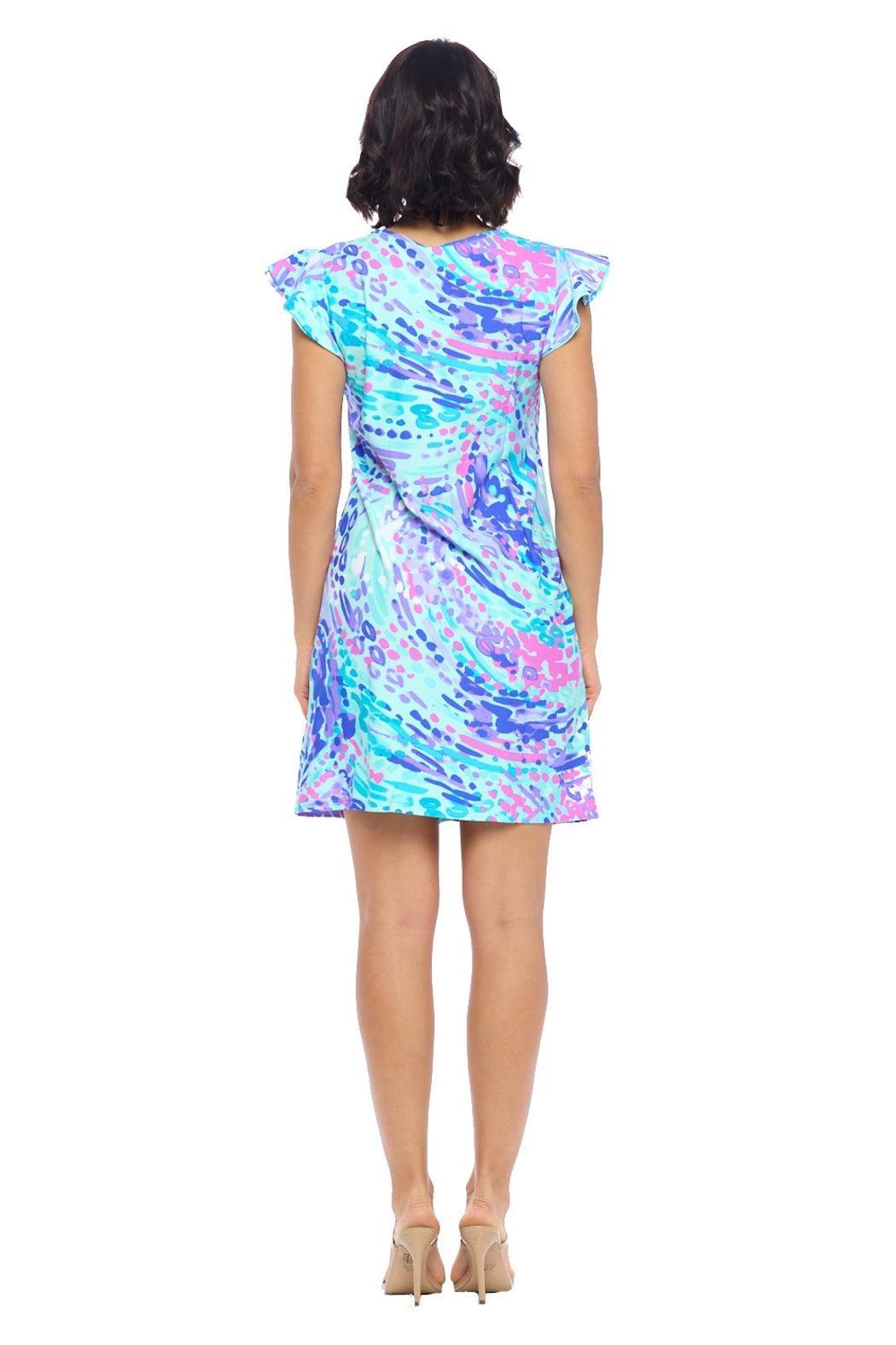 Mint Cutout Shift Dress Product Image