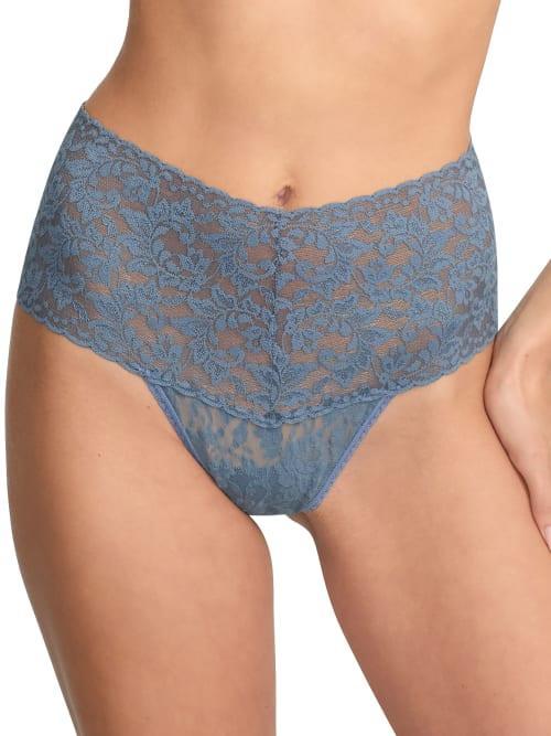 Signature Lace Retro Thong Product Image