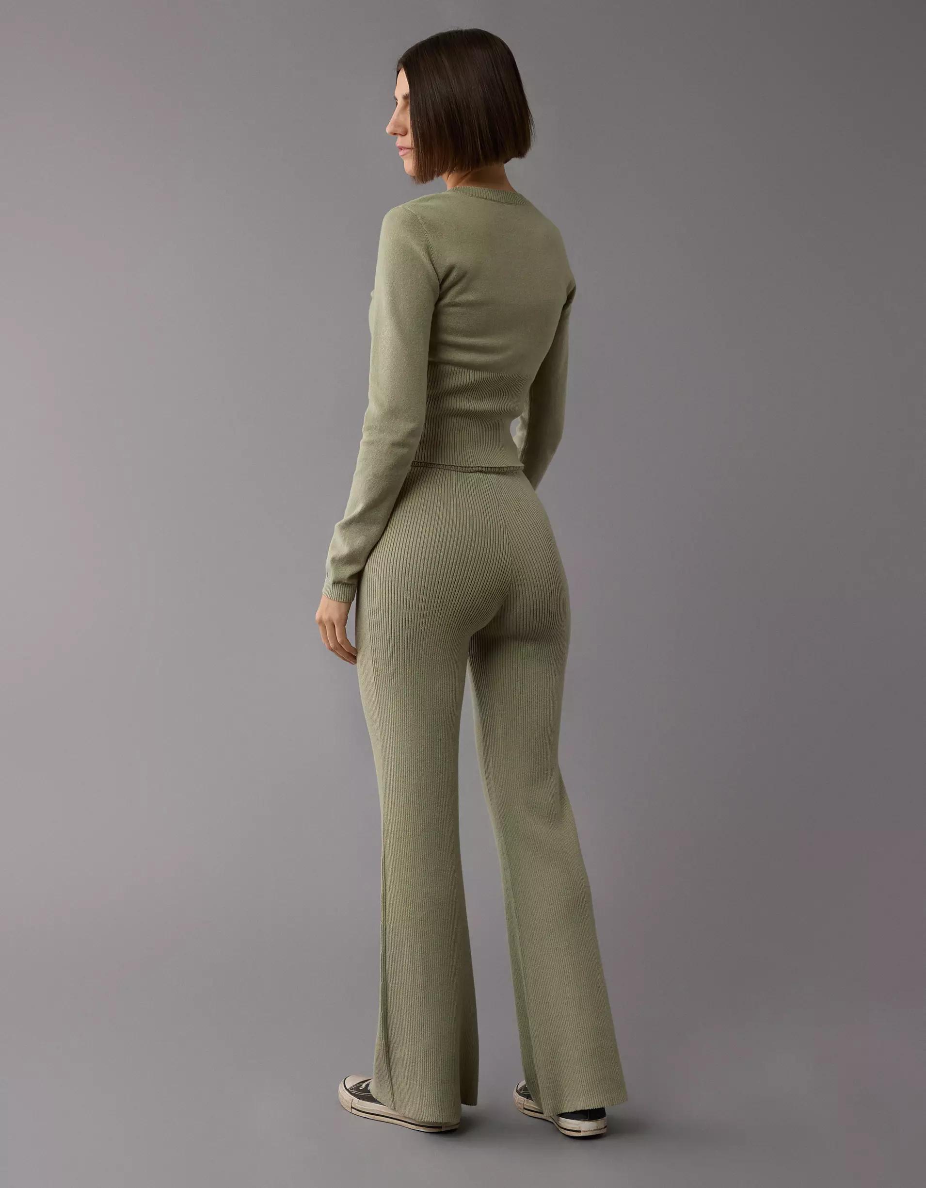 AE Mid-Rise Bootcut Sweater Lounge Pant Product Image