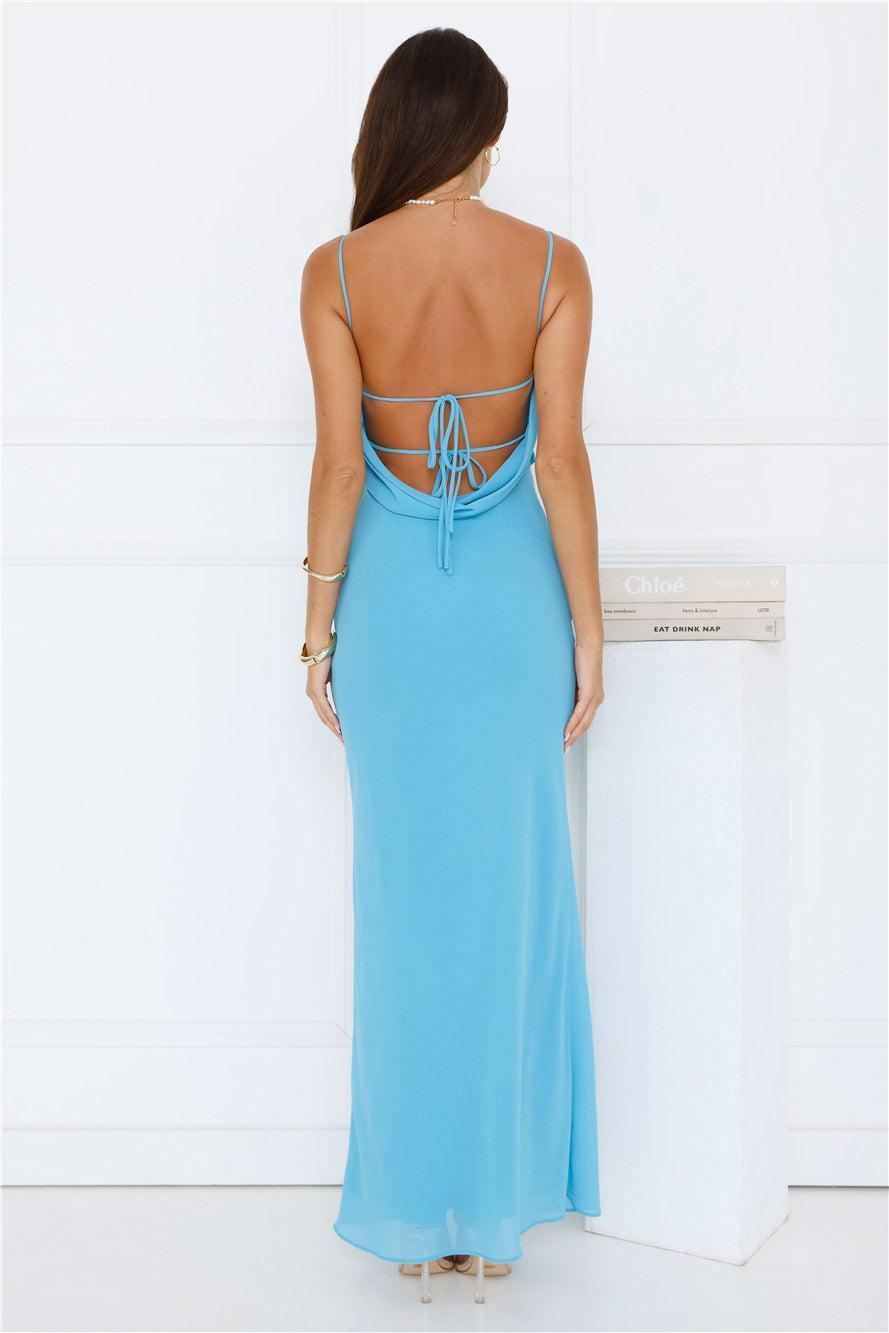 Radiant Energy Maxi Dress Blue Product Image