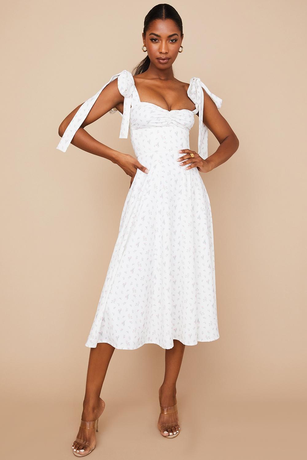 Alicia White Floral Midi Sundress Product Image