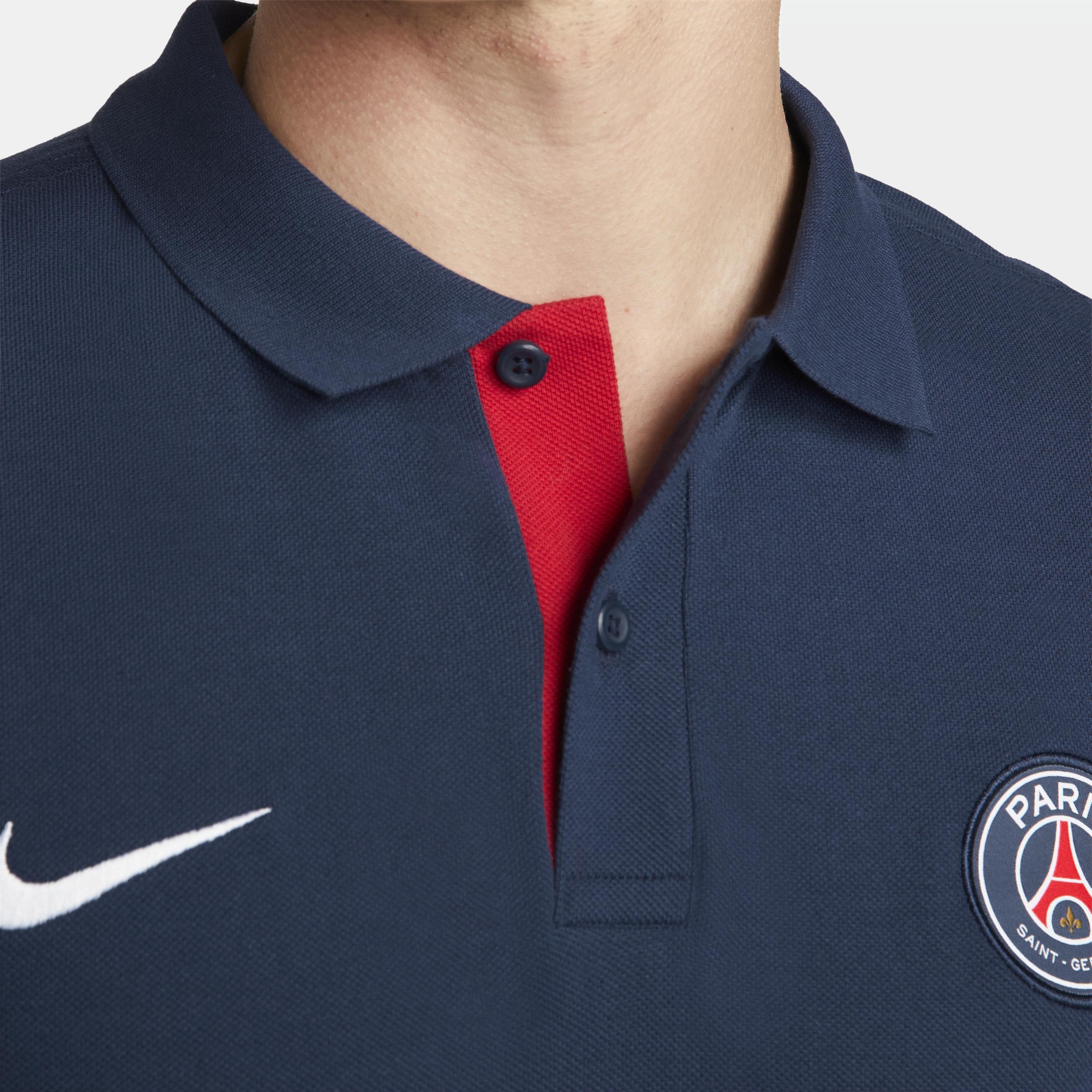 Mens Nike Navy Paris Saint-Germain Pique Polo Psg Blue Product Image