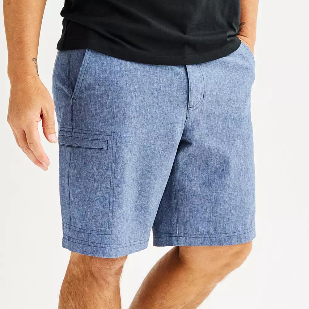 Men's Sonoma Goods For Life® 9-in. Performance Utility Shorts, Size: 30 9 IN, Moonbeam Blue Product Image