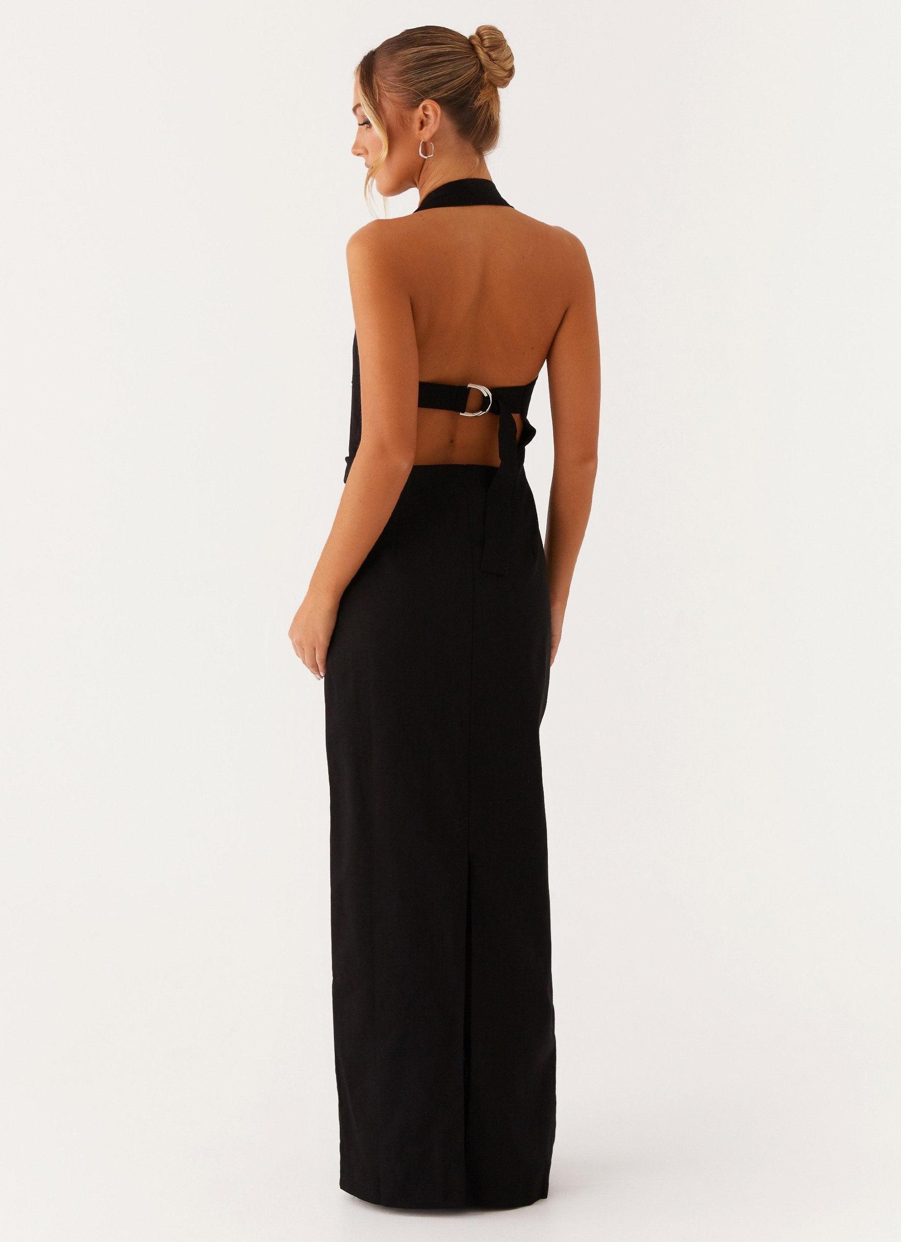 Rumour Has it Maxi Dress - Black Product Image