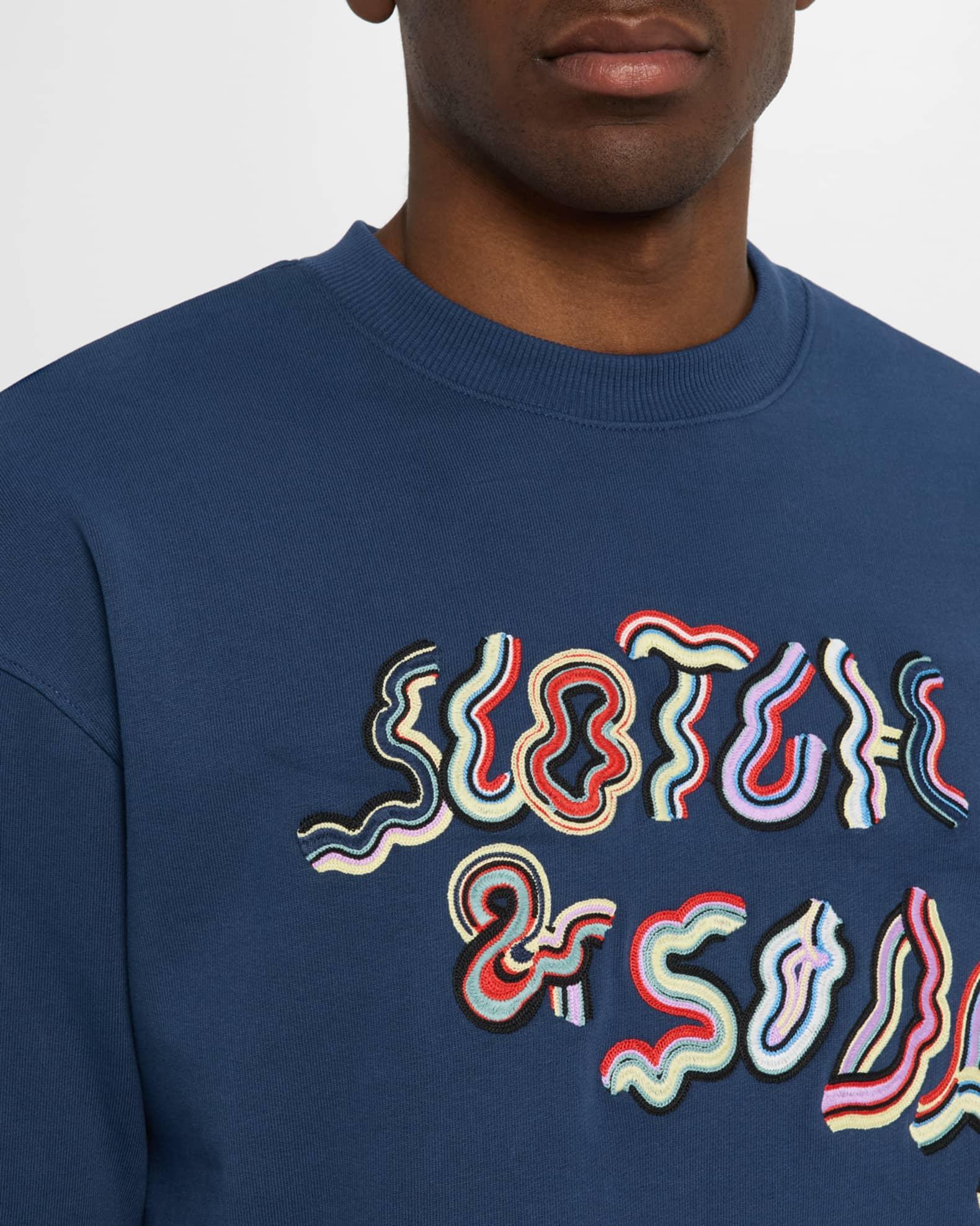 Men's Embroidered Relaxed-Fit Sweatshirt Product Image