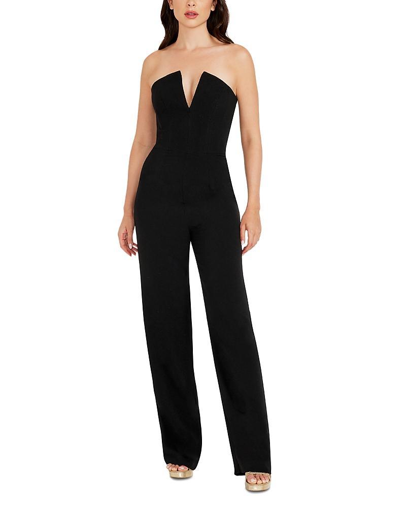 Womens Fernanda Stretch Crepe Straight Jumpsuit Product Image