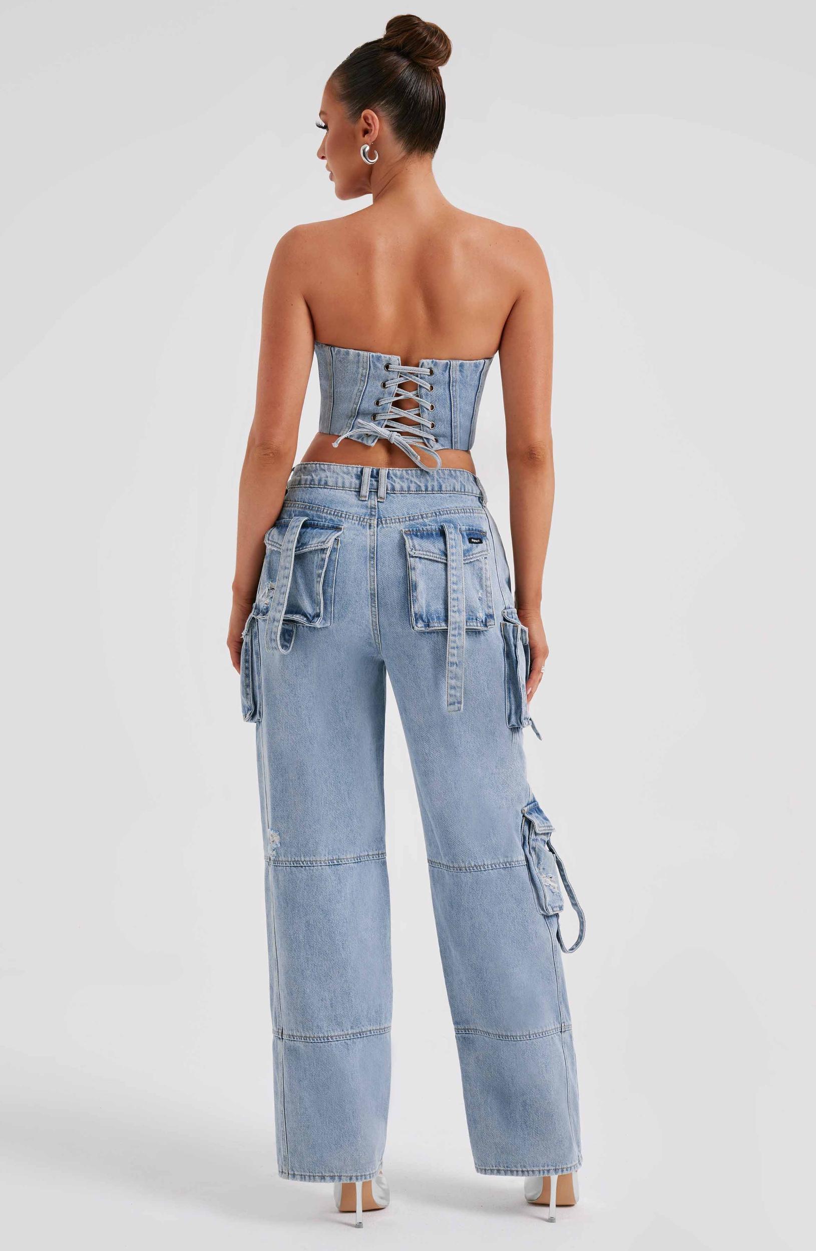 Brooklyn Cargo Pant - Blue Product Image