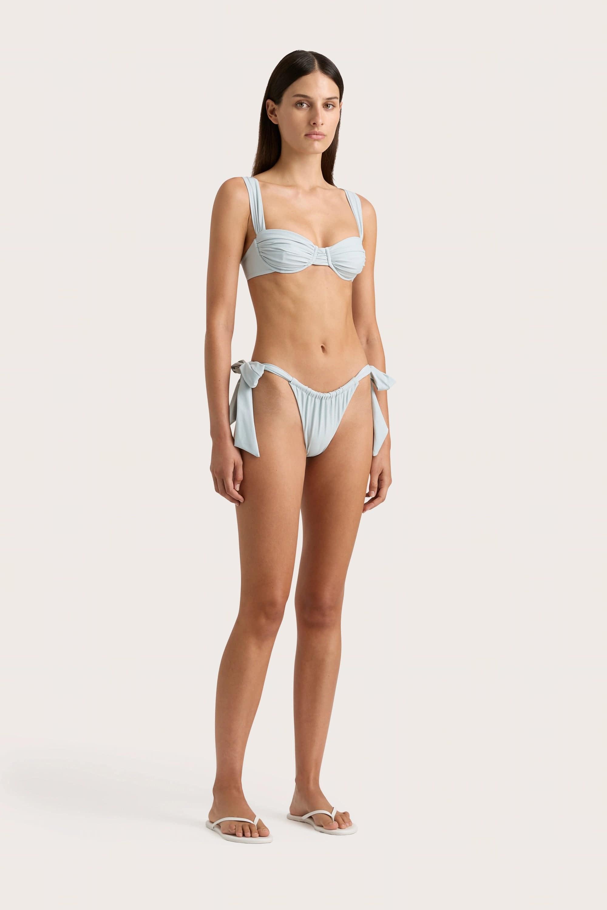 Costa Bikini Bottoms Sky Blue - Final Sale Product Image