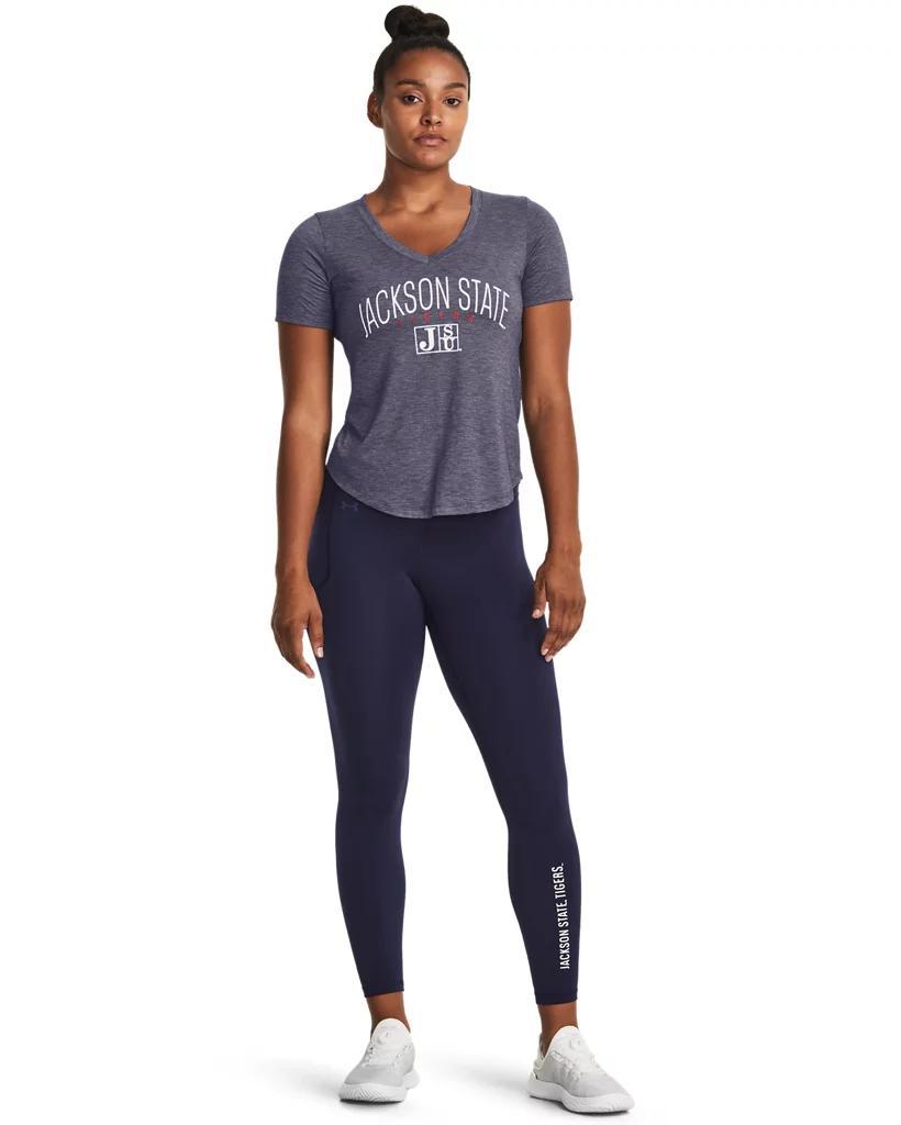 Women's UA Breezy Jersey Collegiate V-Neck T-Shirt Product Image