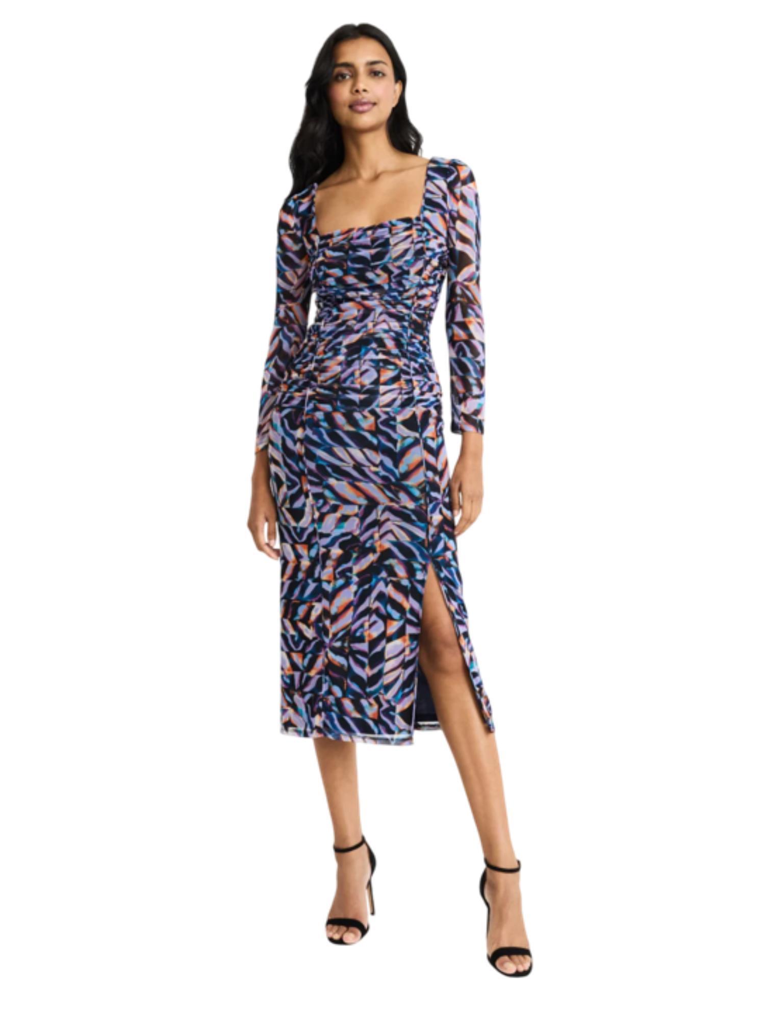 Donna Morgan Contour Mesh Dress Product Image