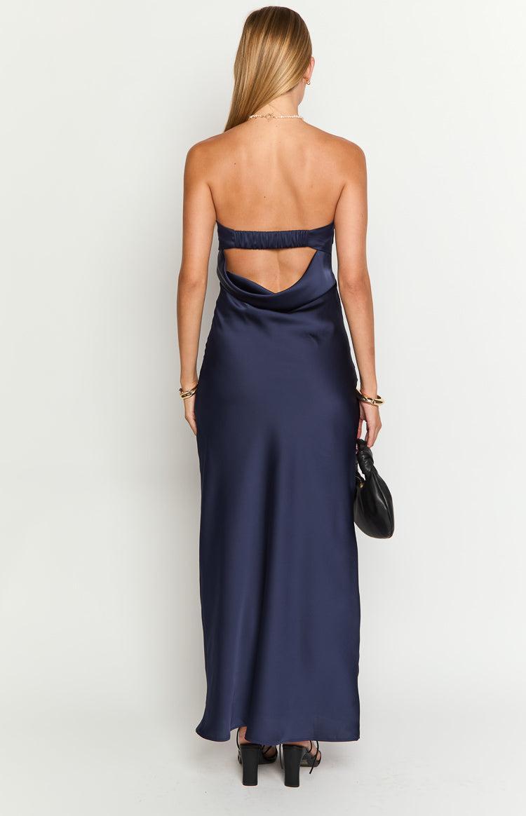 Maiah Navy Maxi Dress Product Image