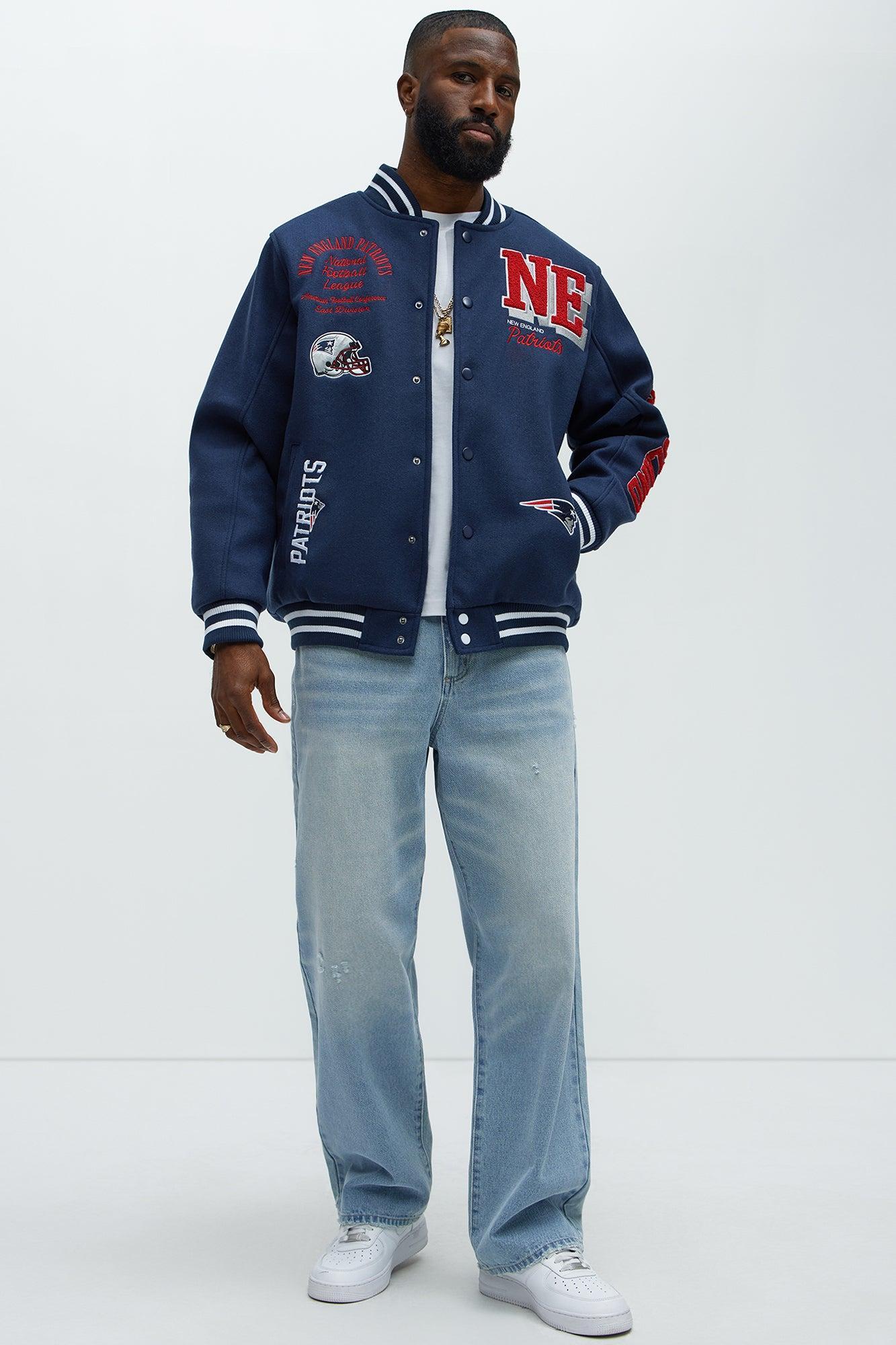 Patriots Touchdown Jacket - Navy/Red Product Image
