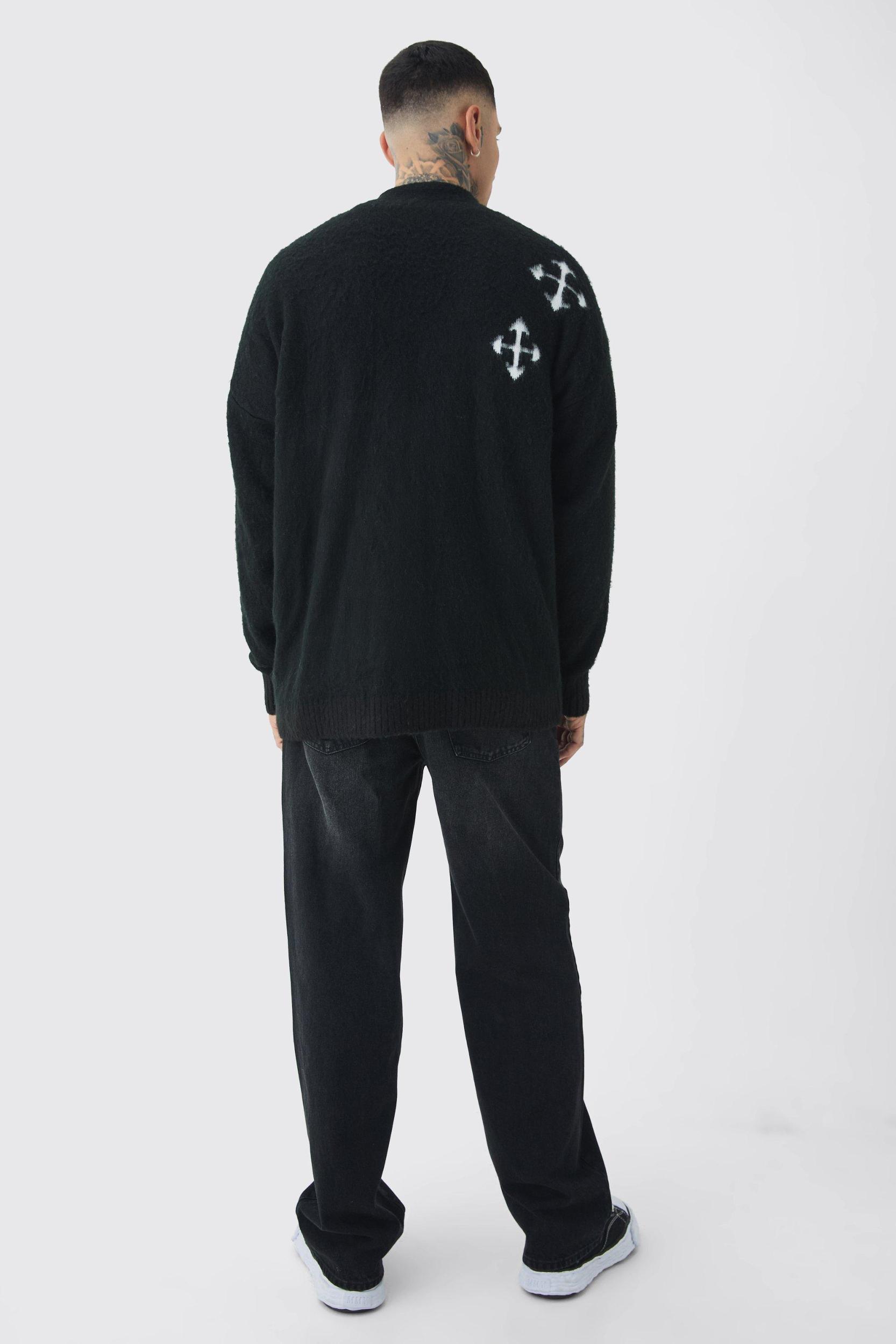 Tall Baggy Rigid Double Waistband Denim Jeans | boohooMAN USA Product Image