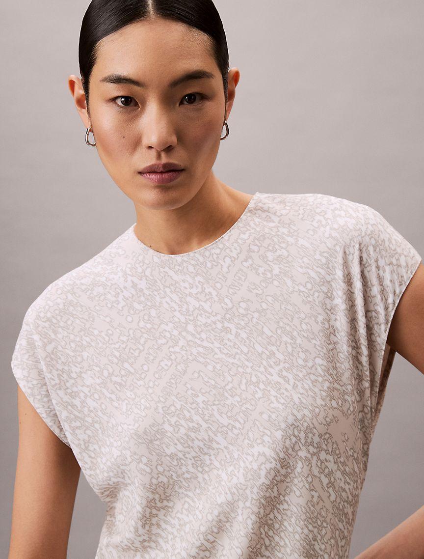 Printed Midi Sheath Dress  Product Image