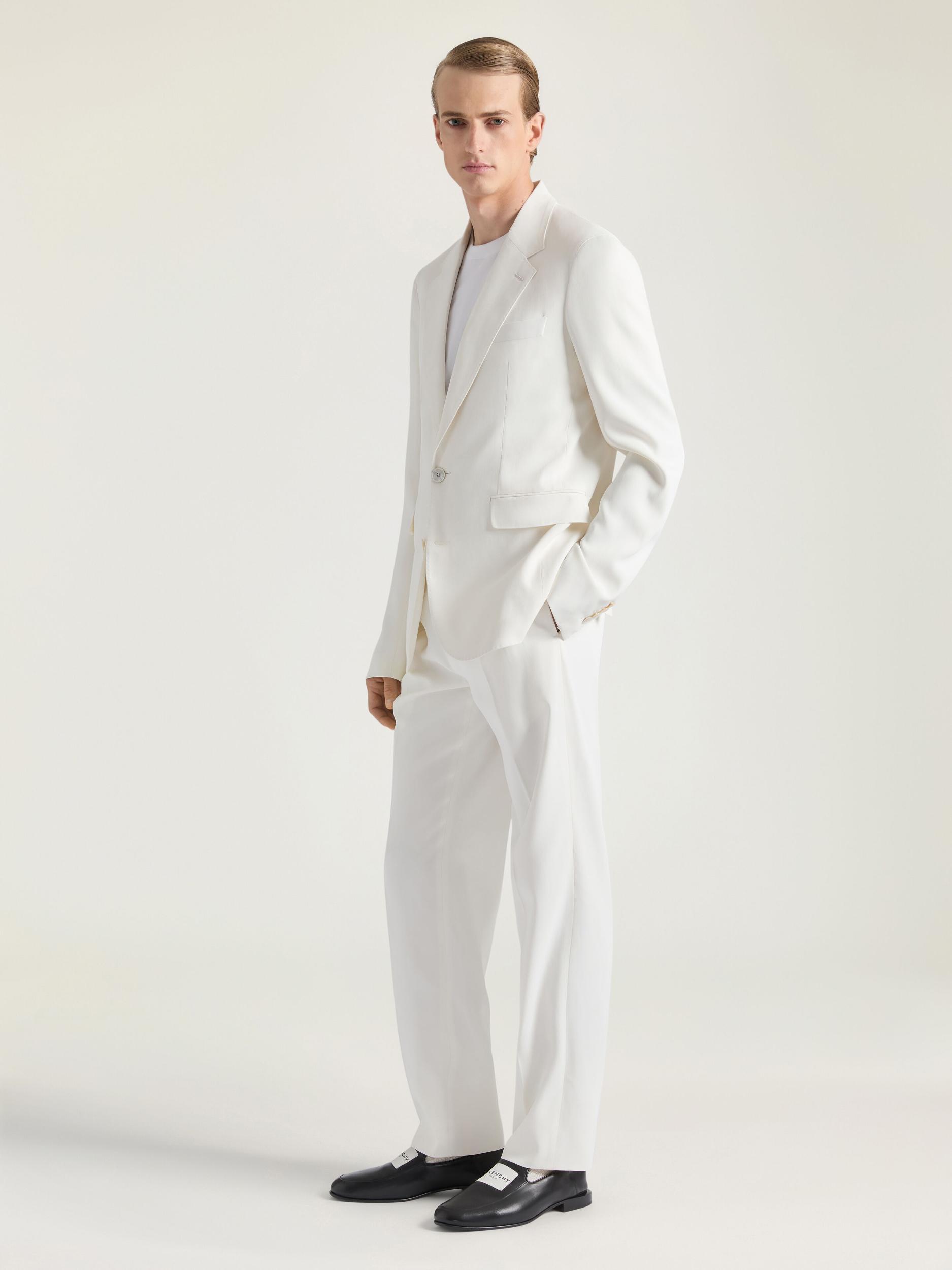 Unconstructed jacket in cotton Product Image