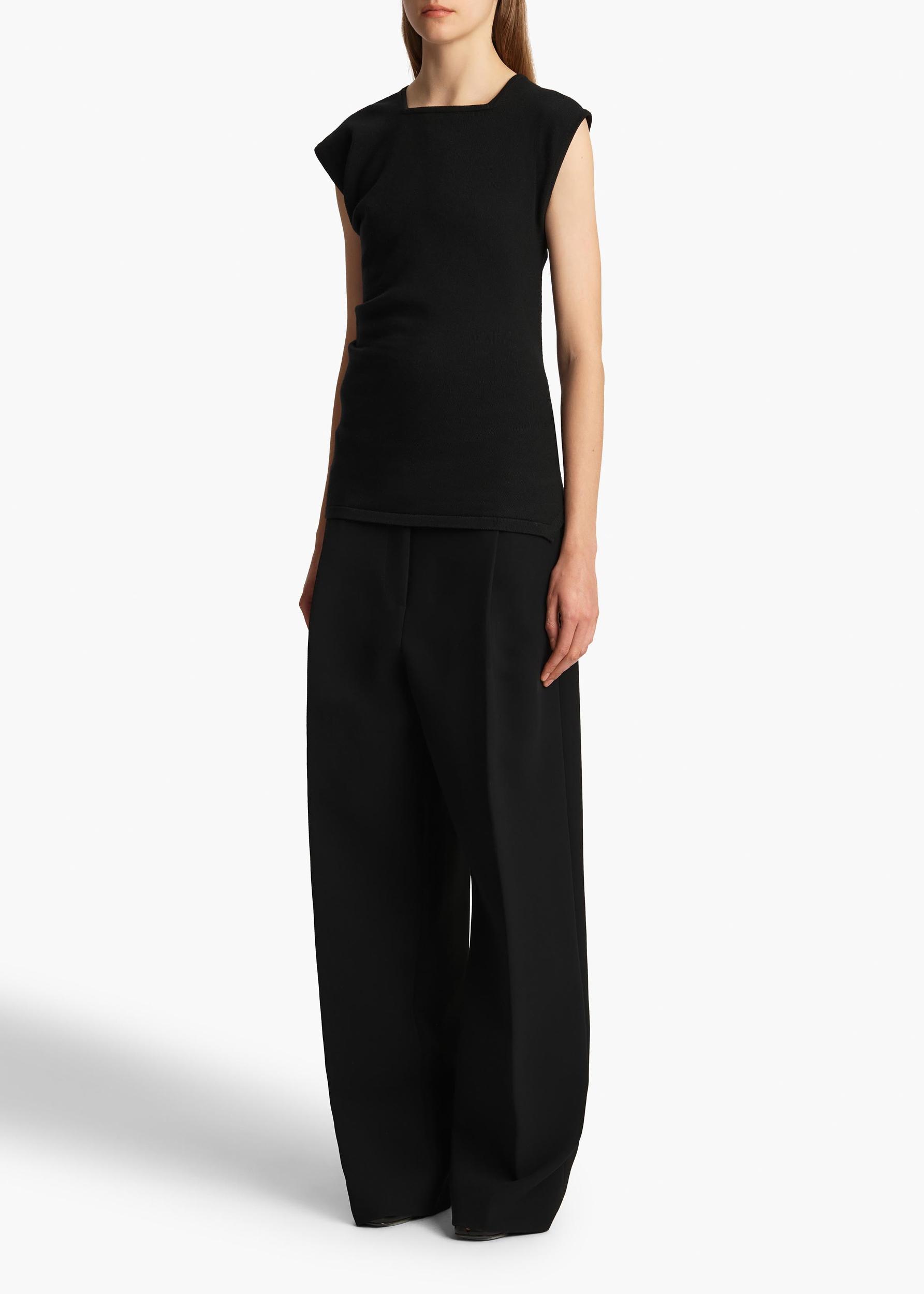 Josif Top in Black Product Image