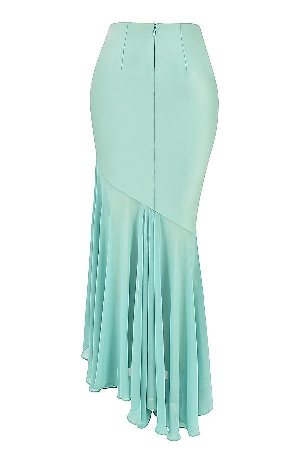 Lila Jade Ruffle Maxi Skirt Product Image