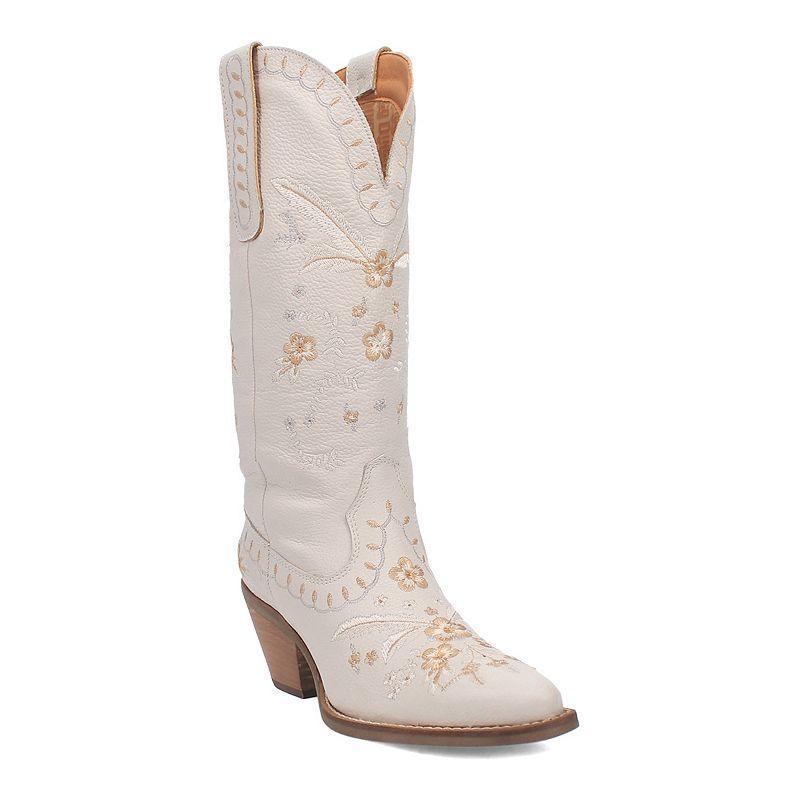 Dingo Full Bloom Floral Embroidered Leather Western Tall Boots Product Image