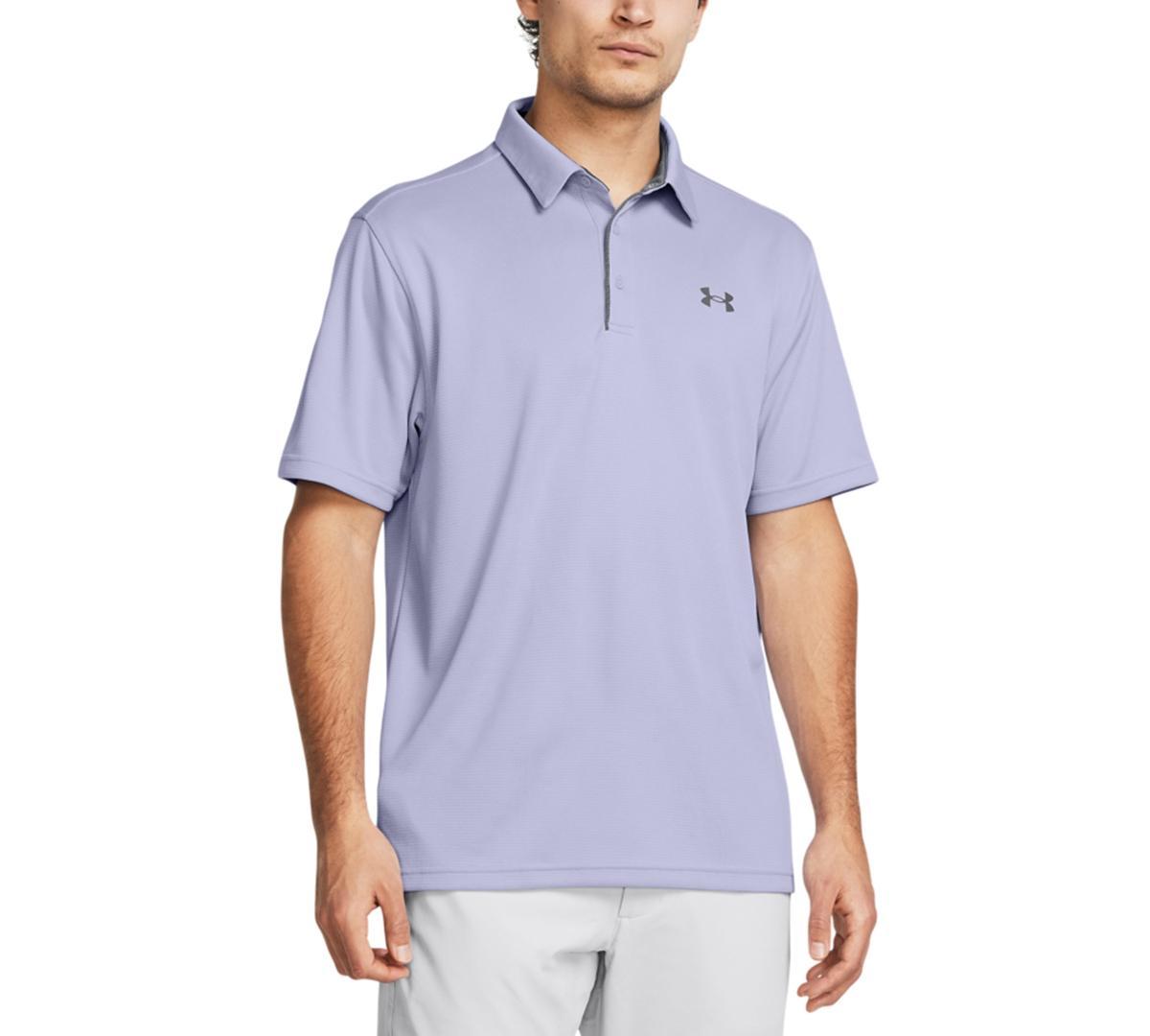 Men's Under Armour Tech Polo, Size: Small, Downpour Gray Product Image