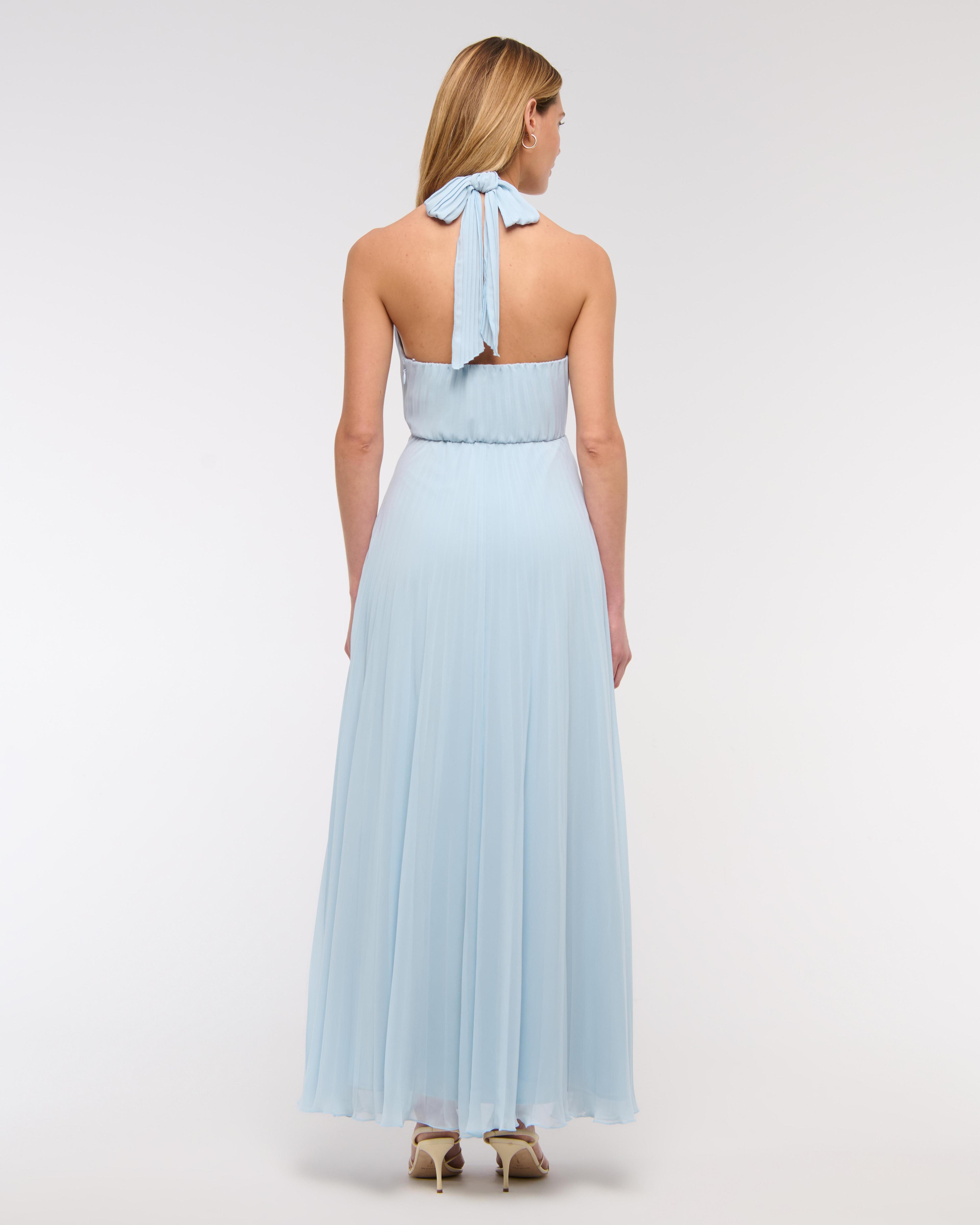 The A&F Giselle Halter Maxi Dress Product Image