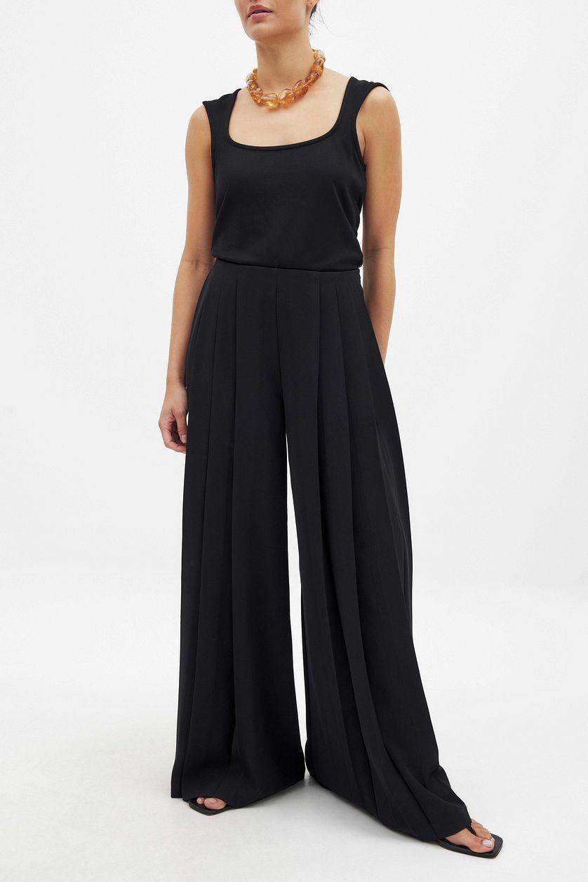 Pleated Wide Pants Product Image