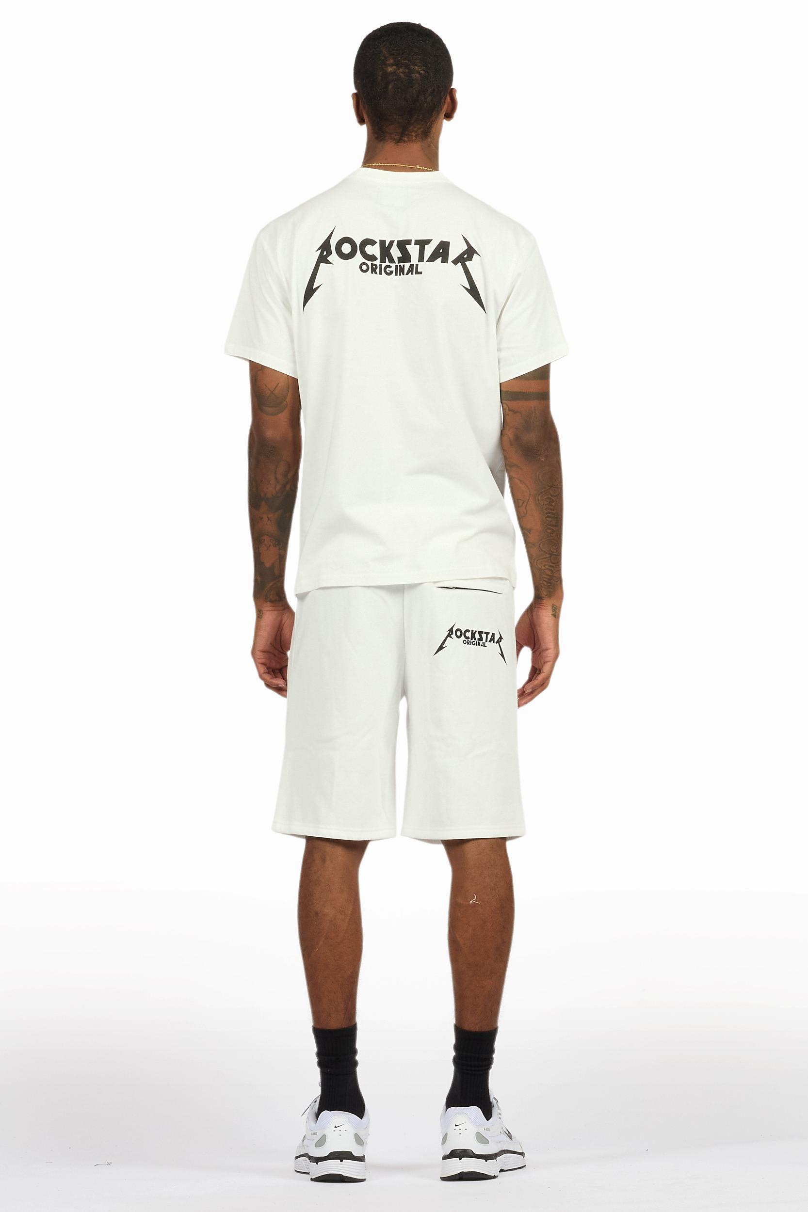 Buck White Short Set Male Product Image