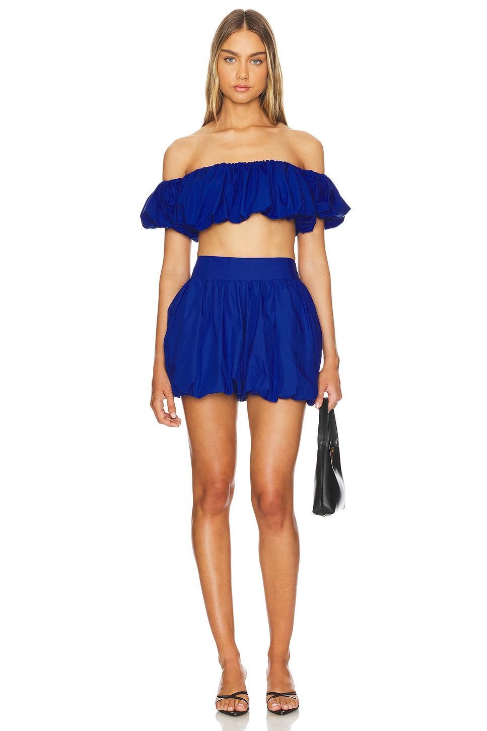 Puff Sleeve Crop Top Susana Monaco Product Image